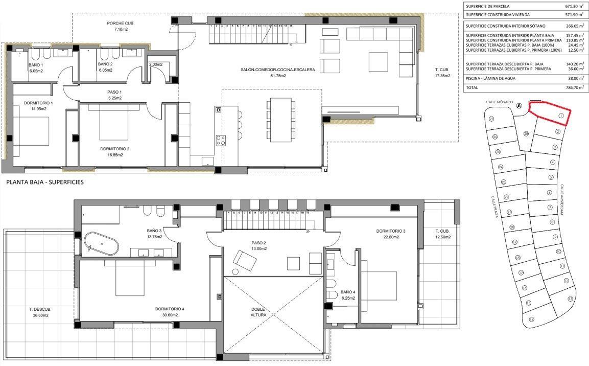 Villa de lujo con domótica y piscina en Sierra Cortina, Finestrat – 4 dorm.