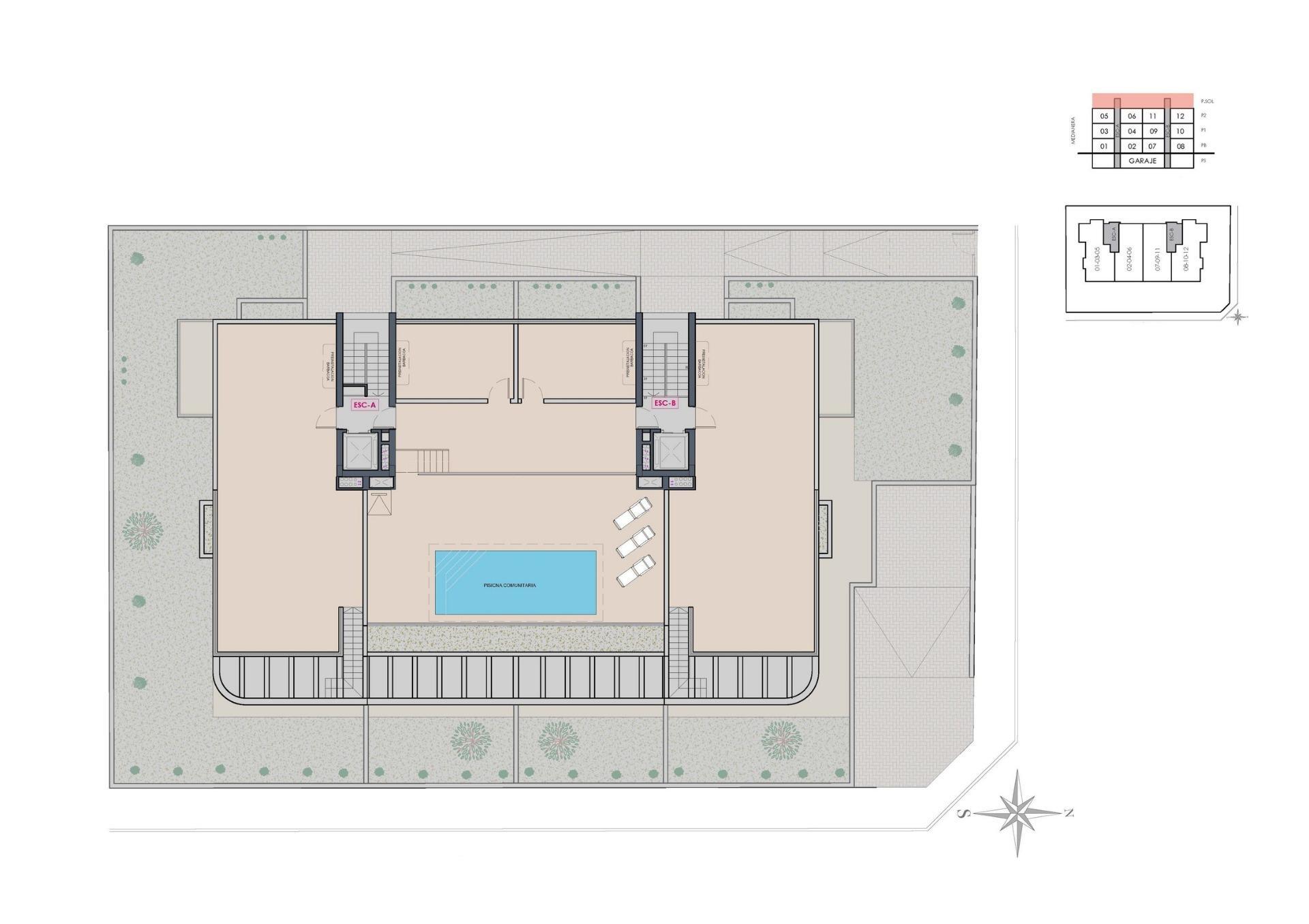 Ático de lujo con piscina privada y solárium en Benijofar — 3 dorm. y 2 baños