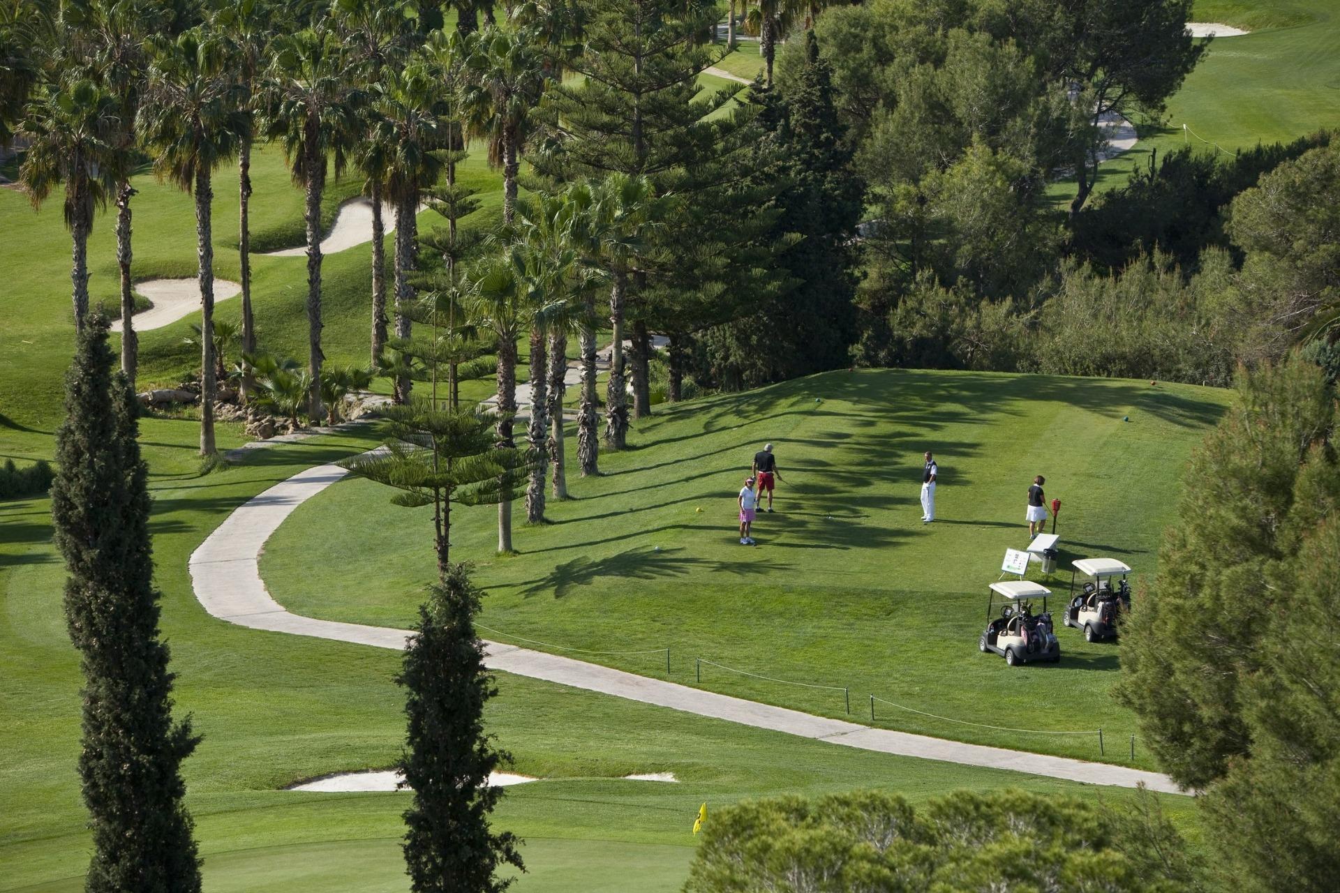 Ático exclusivo con piscina privada junto al Golf Campoamor – 2 dorm.