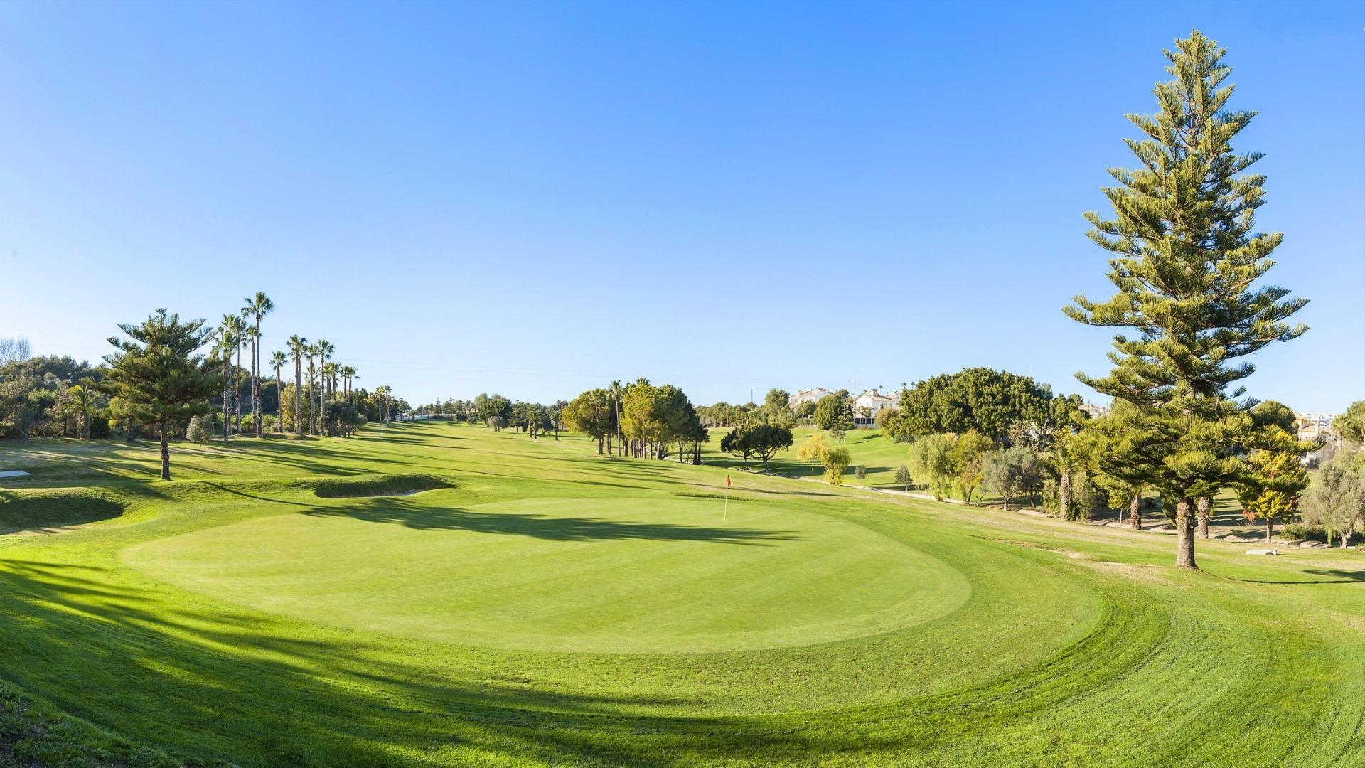 Ático exclusivo con piscina privada junto al Golf Campoamor – 2 dorm.