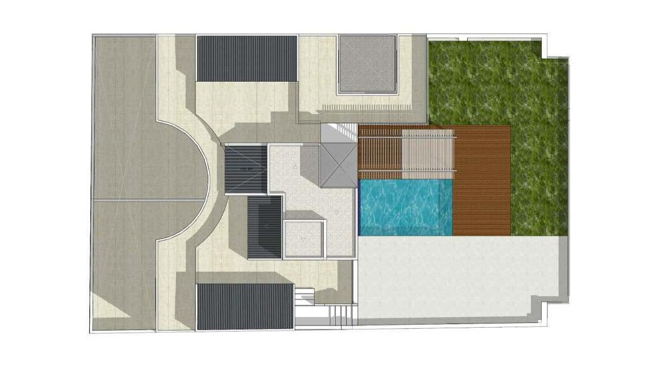Obra nueva en Guardamar: Apartamento con piscina en la azotea a 600m del mar