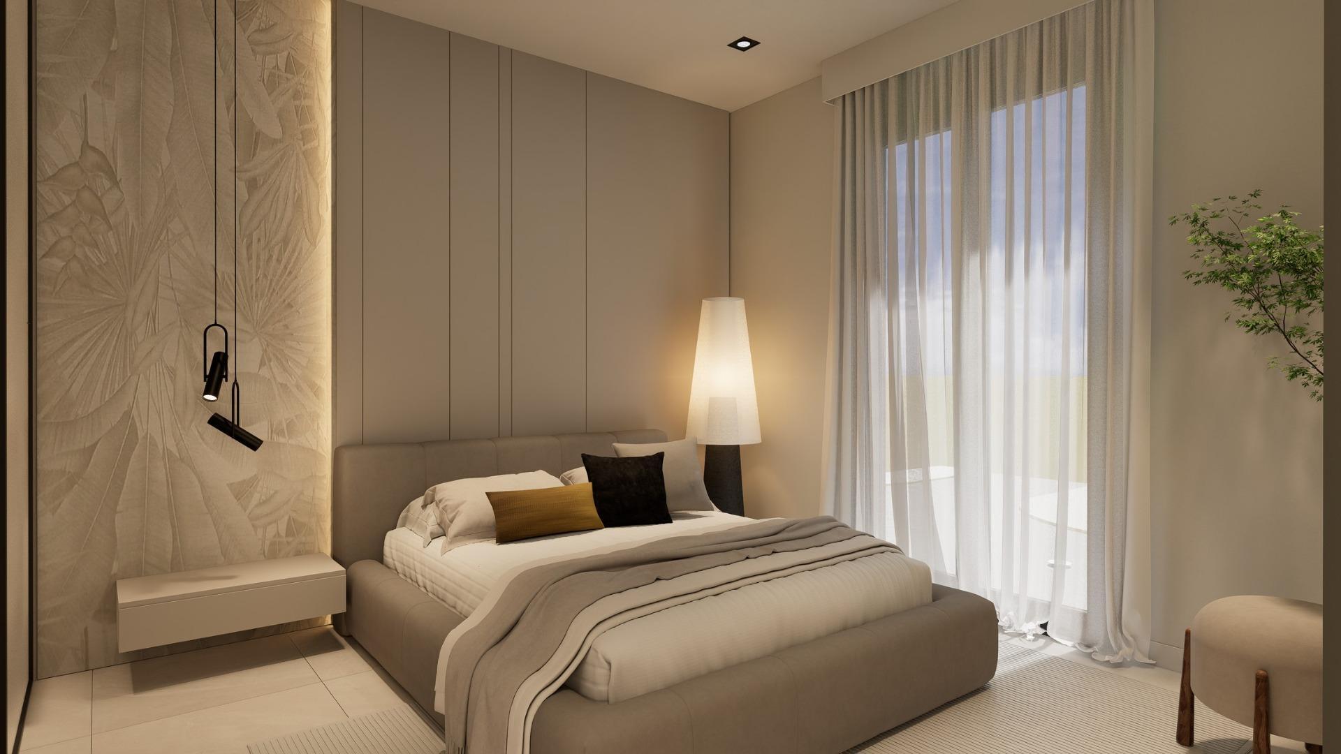 Chalet de obra nueva con piscina privada en Pilar de la Horadada — 3 dorm.