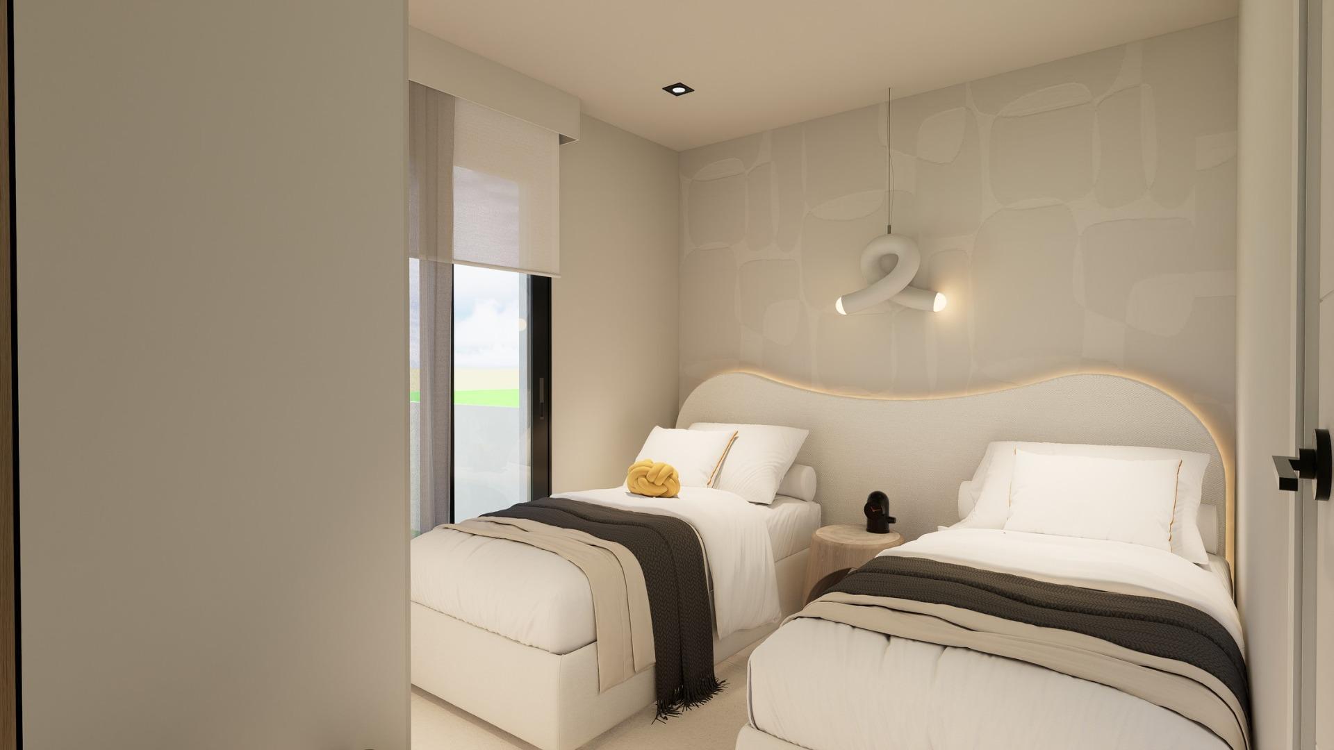 Chalet de obra nueva con piscina privada en Pilar de la Horadada — 3 dorm.
