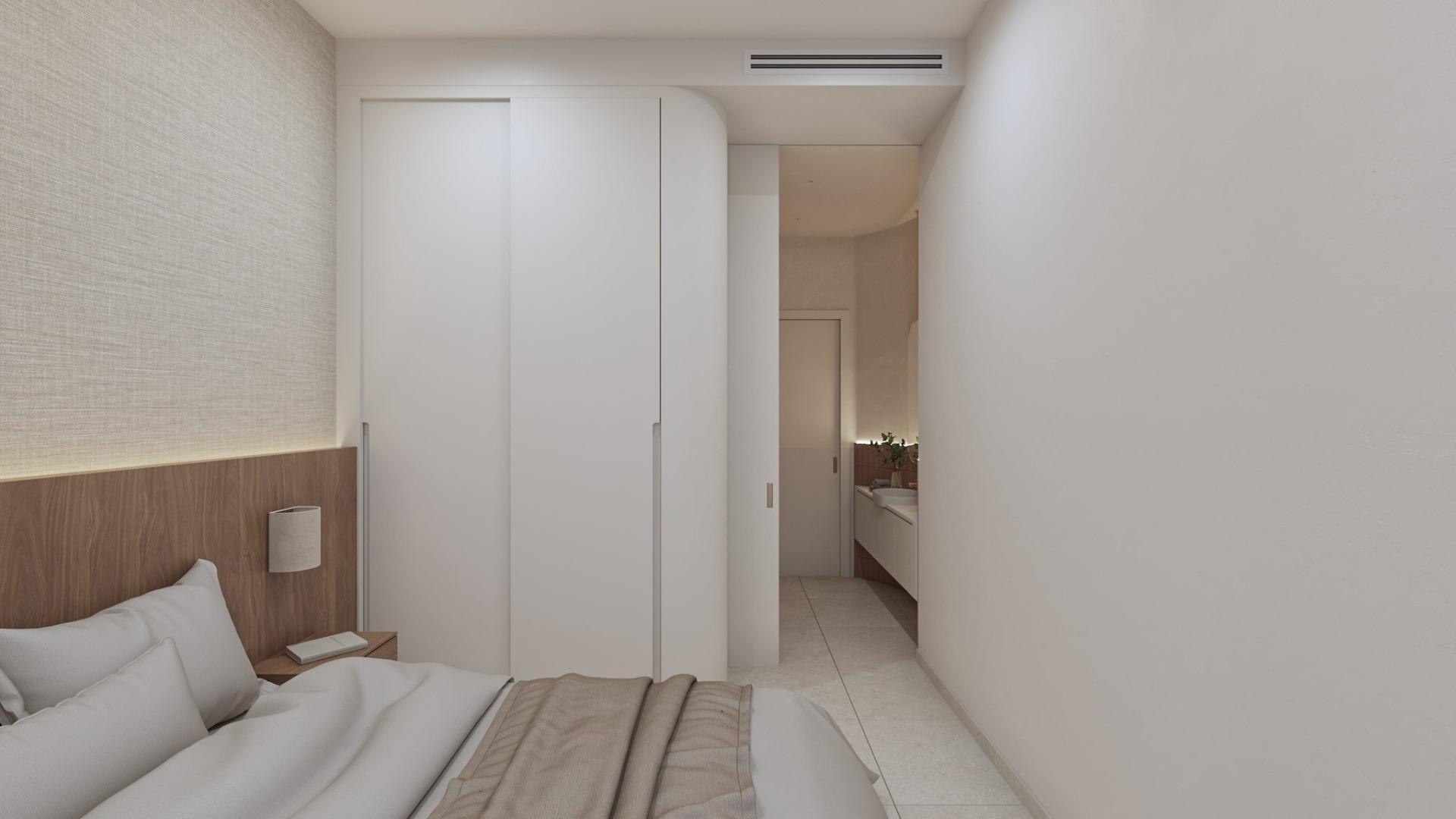 Chalet de obra nueva con piscina privada en Pilar de la Horadada — 2 hab.