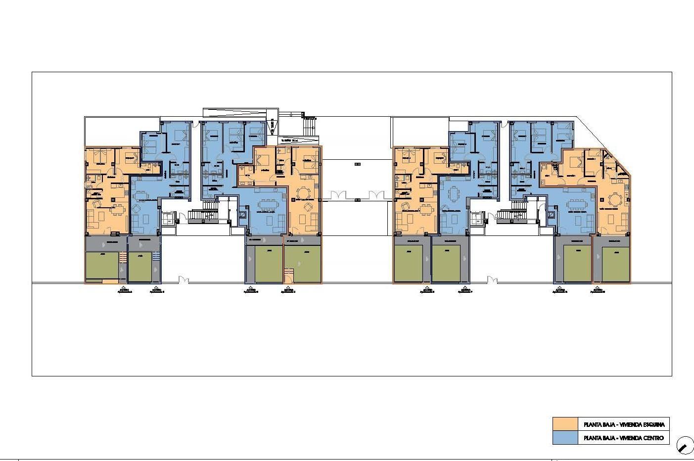 Apartamento con jardín y licencia turística en Villajoyosa — 3 dorm. y 110 m²