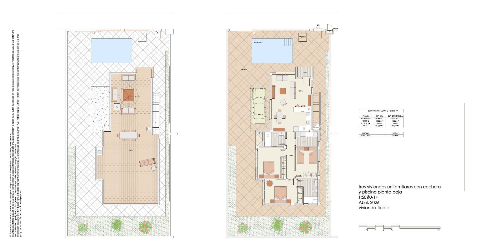 Villa de lujo en Los Alcázares con piscina privada y solárium de 100 m²