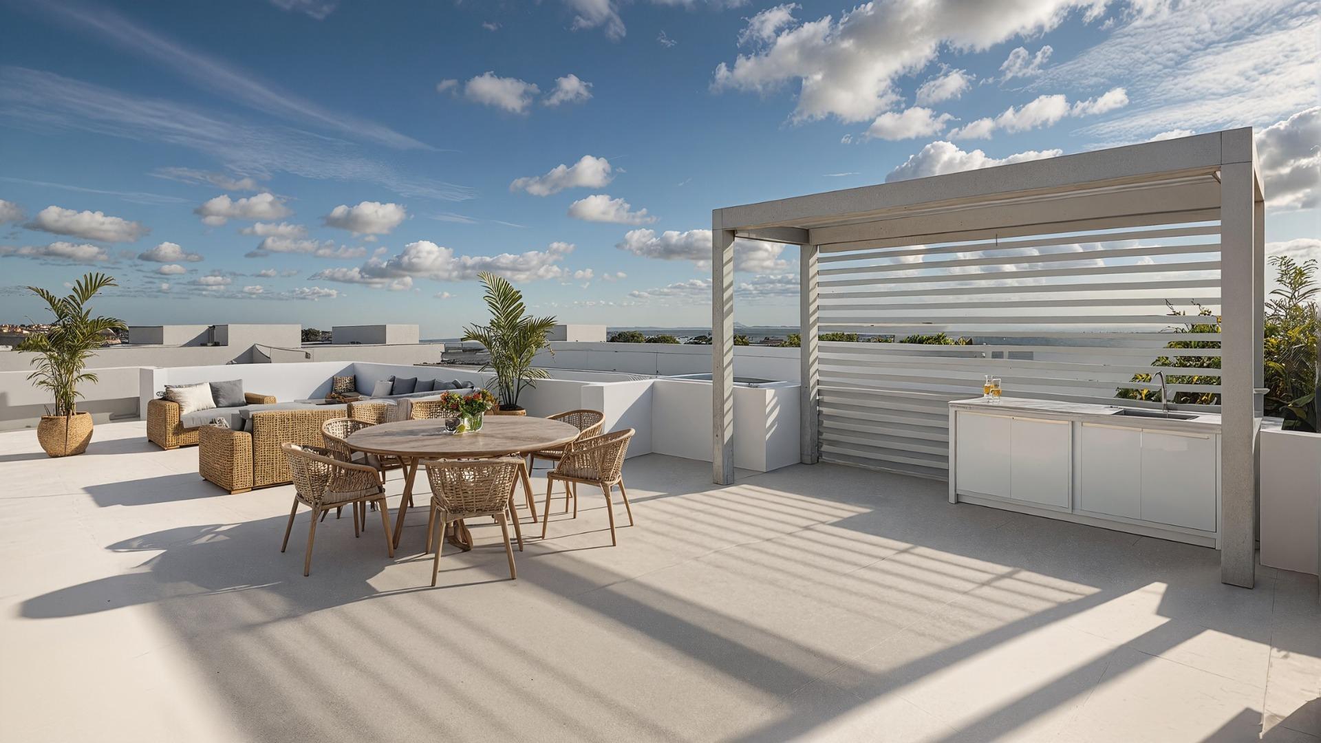 Villa de lujo en Los Alcázares con piscina privada y solárium de 100 m²