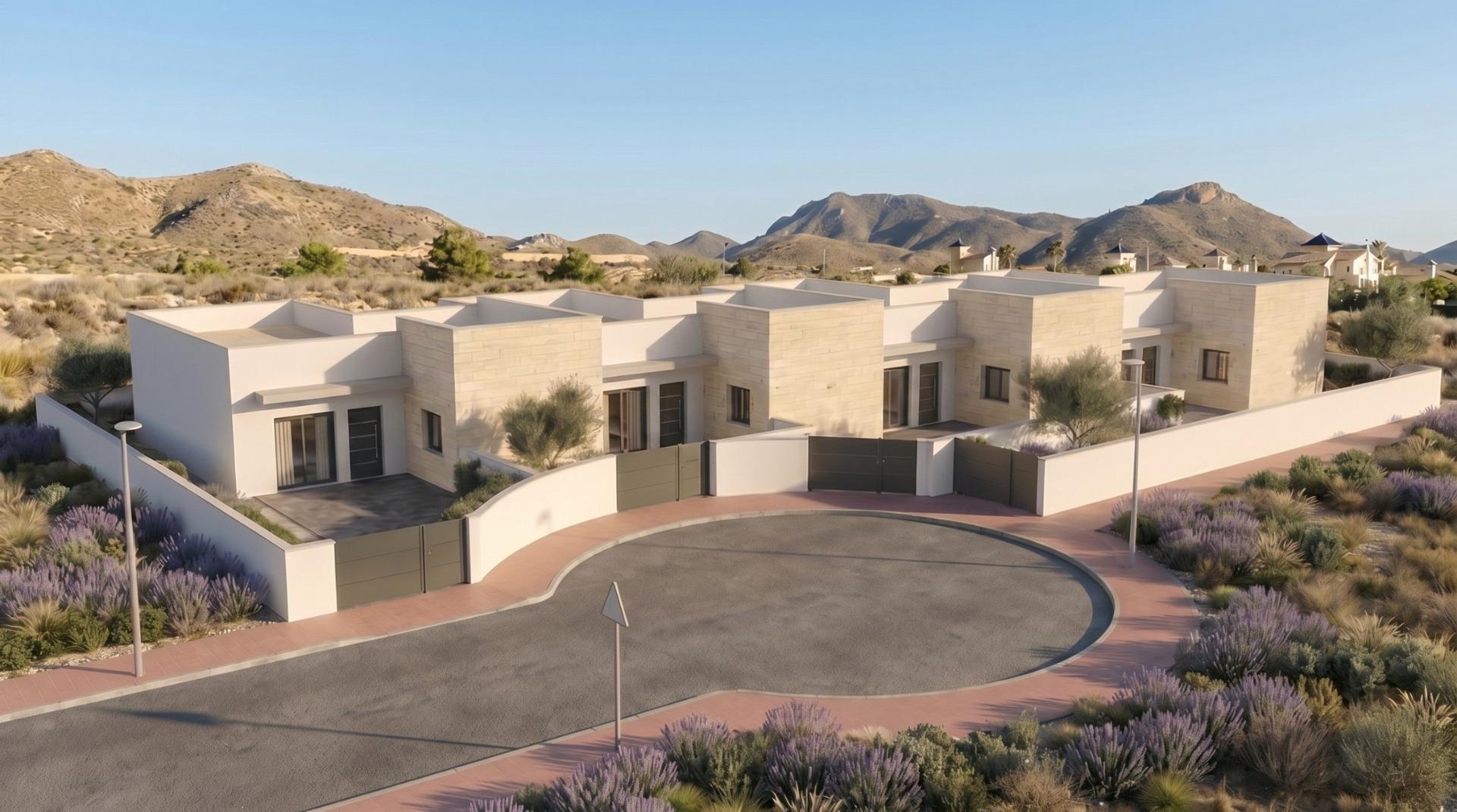Piso de obra nueva con piscina privada y solárium en Mazarrón Country Club