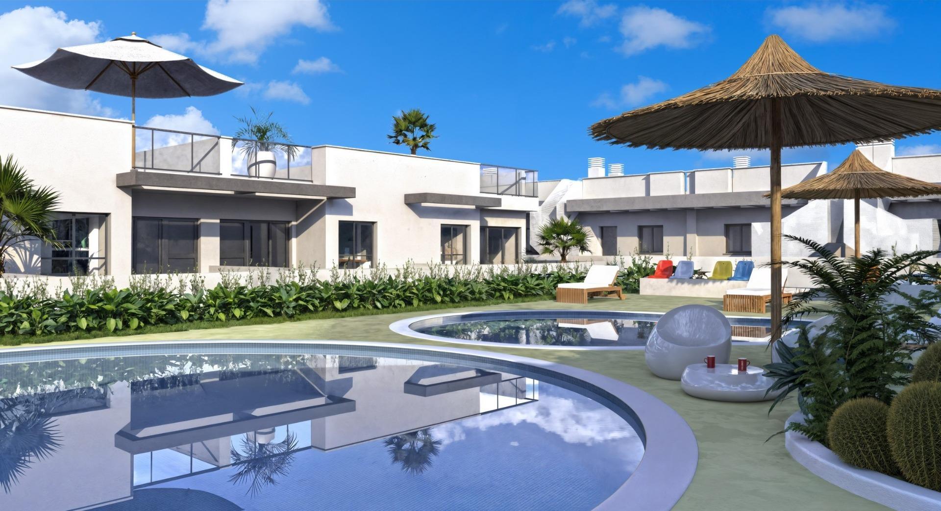 Villa de obra nueva en El Verger con piscina privada y solárium — 3 dorm.