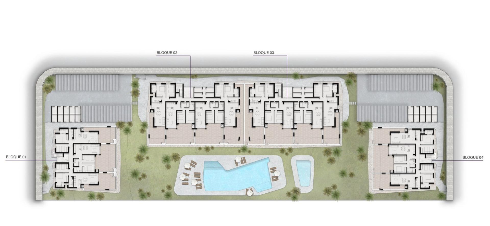 Chalet de obra nueva con piscina privada en Ciudad Quesada, Rojales — 2 dorm.