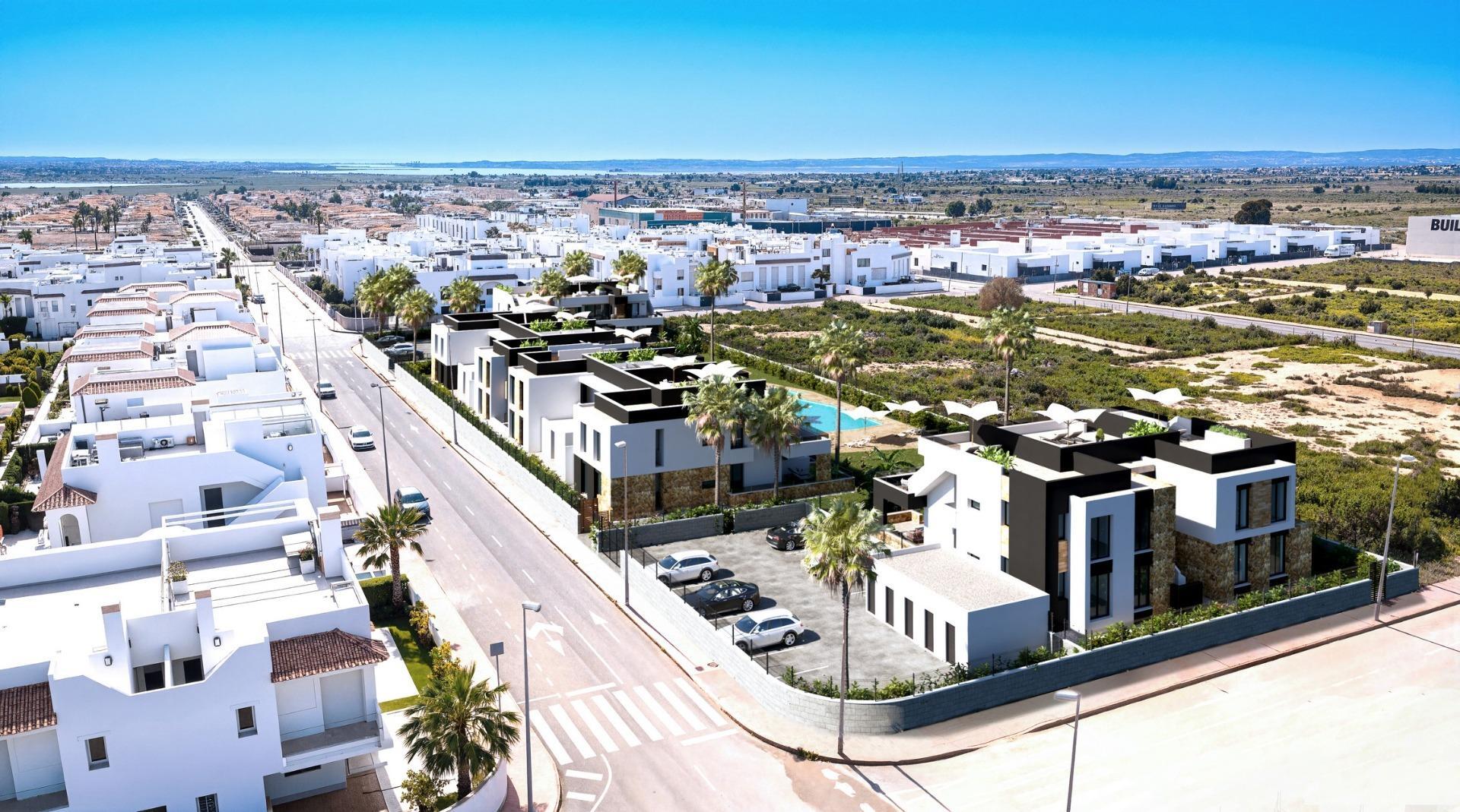 Chalet de obra nueva con piscina privada en Ciudad Quesada, Rojales — 2 dorm.
