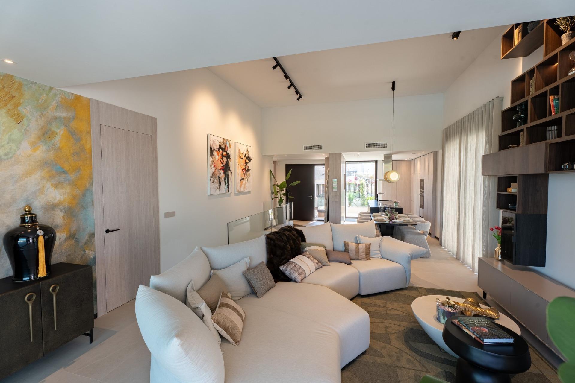 Villa de lujo en primera línea de golf en Algorfa — piscina infinity y 3 dorm.