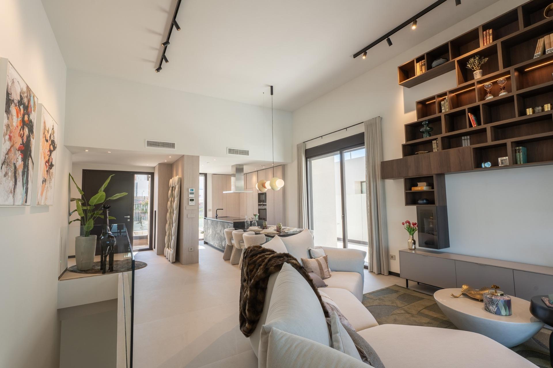 Villa de lujo en primera línea de golf en Algorfa — piscina infinity y 3 dorm.