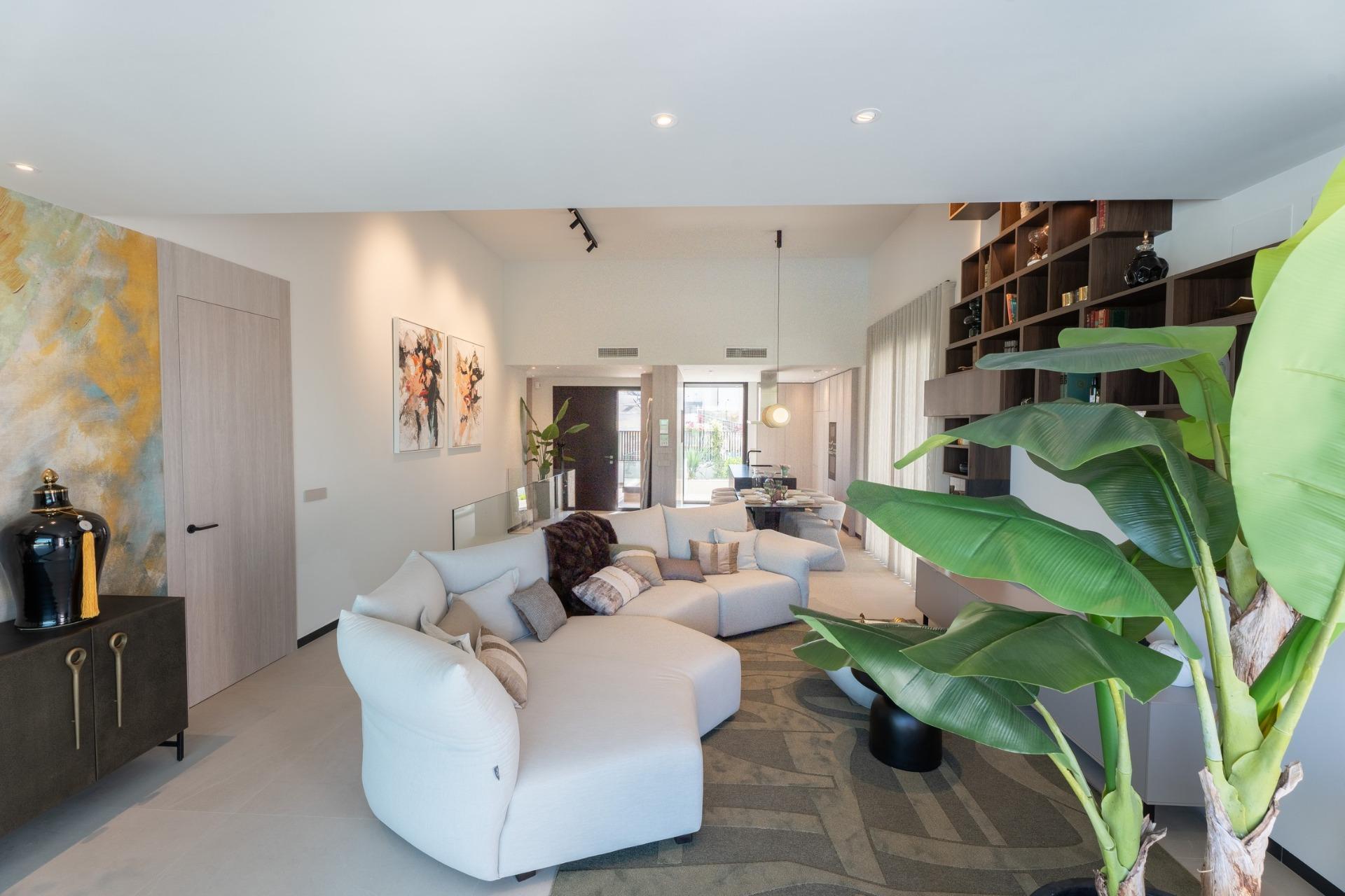 Villa de lujo en primera línea de golf en Algorfa — piscina infinity y 3 dorm.