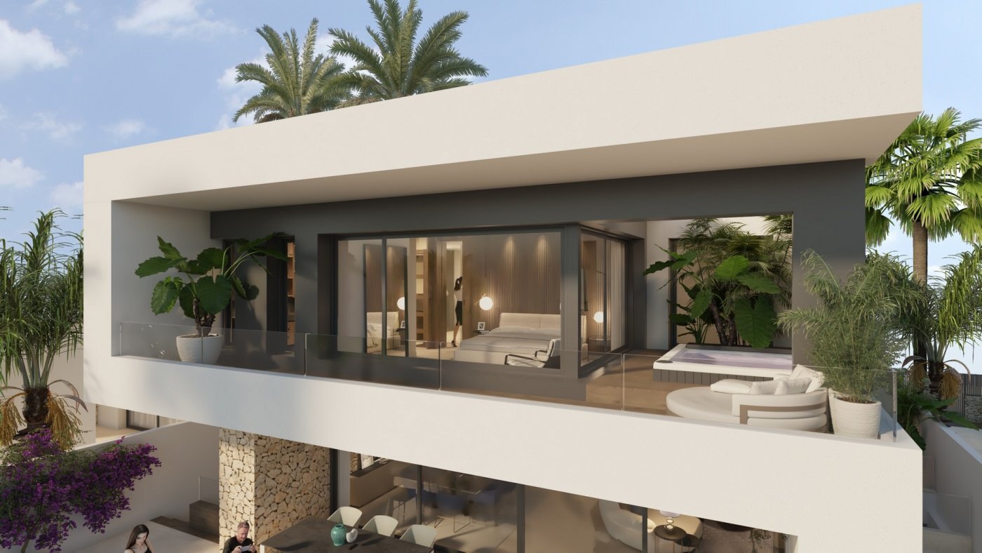 Villa de lujo en primera línea de golf en La Finca Resort — Piscina Infinity