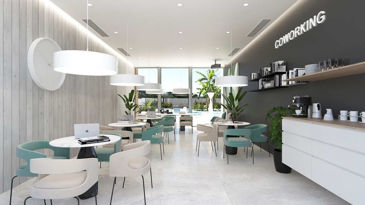 Apartamento de obra nueva con piscina privada en Lomas de Cabo Roig — 2 dorm.