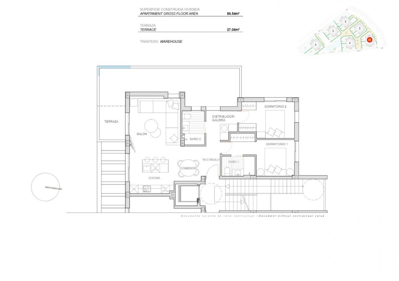 Apartamento de lujo con piscina privada y lago cristalino en Torre Pacheco