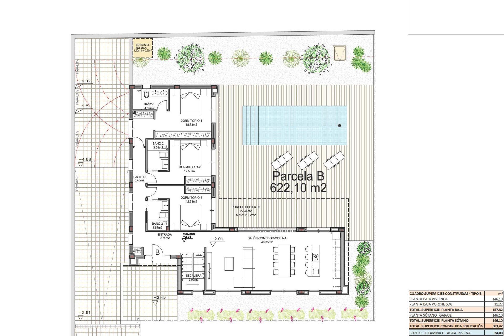 Villa contemporaine neuve à Polop Hills avec piscine privée et vue mer — 3 ch.