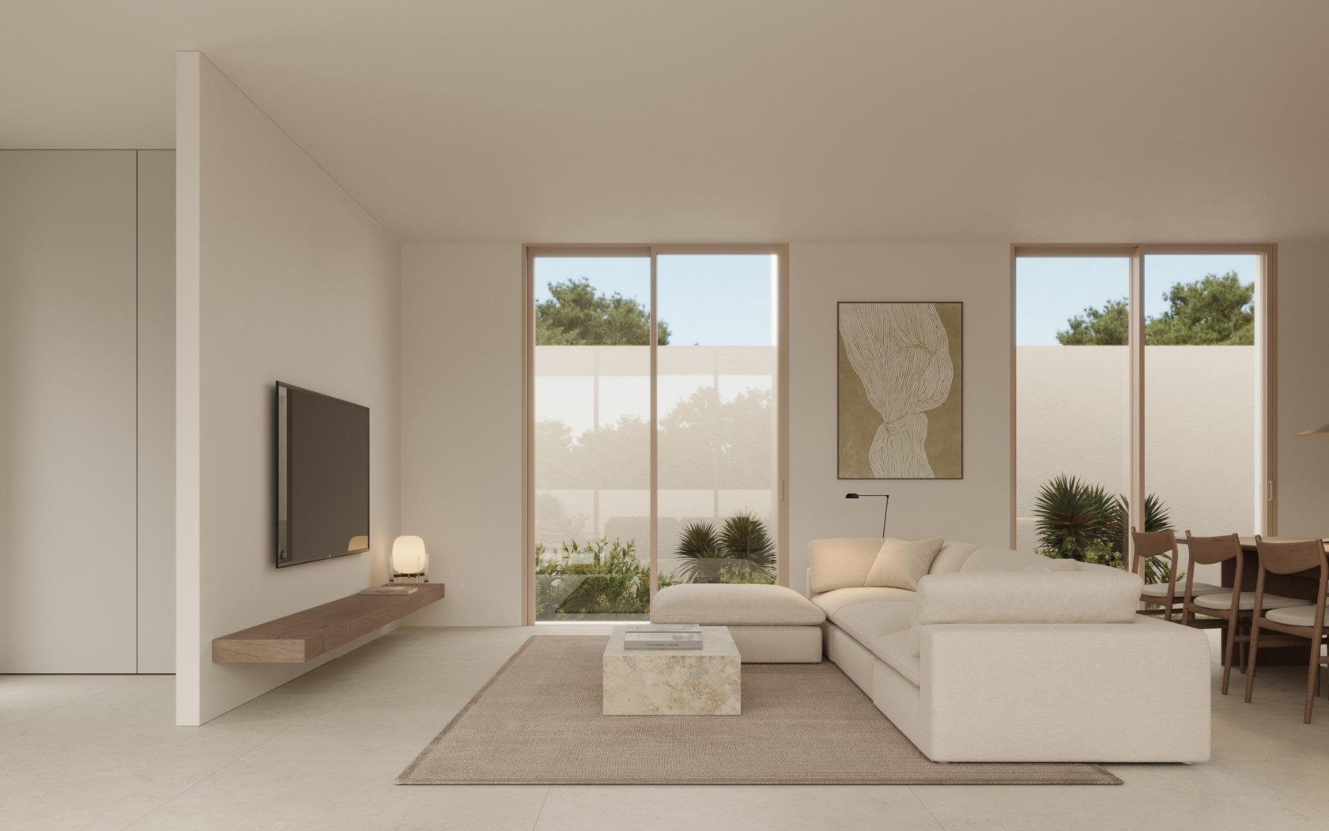 Villa contemporaine neuve à Polop Hills avec piscine privée et vue mer — 3 ch.