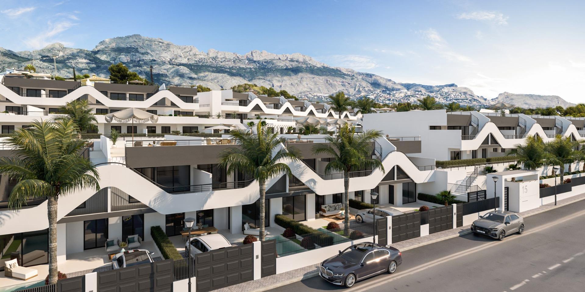Appartement neuf à Alfaz del Pi avec piscine privée et 3 chambres spacieuses