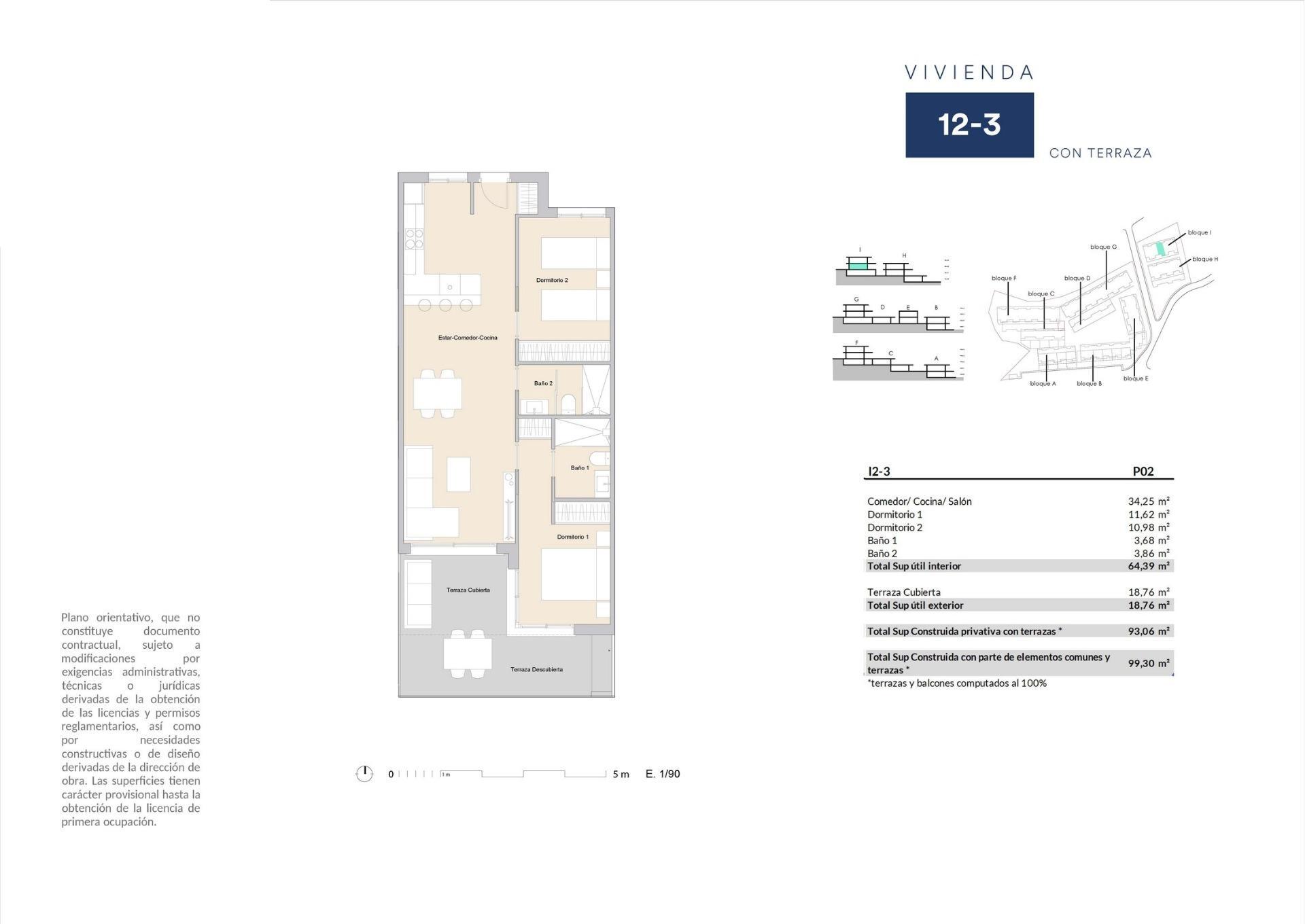 Apartamento de obra nueva con piscina privada en Alfaz del Pi – 2 hab. y 2 baños