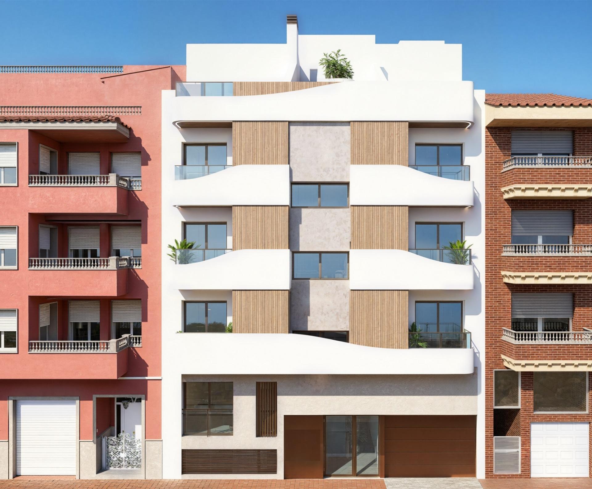 Obra nueva en Guardamar: Ático de lujo frente al pinar con piscina — 3 dorm.