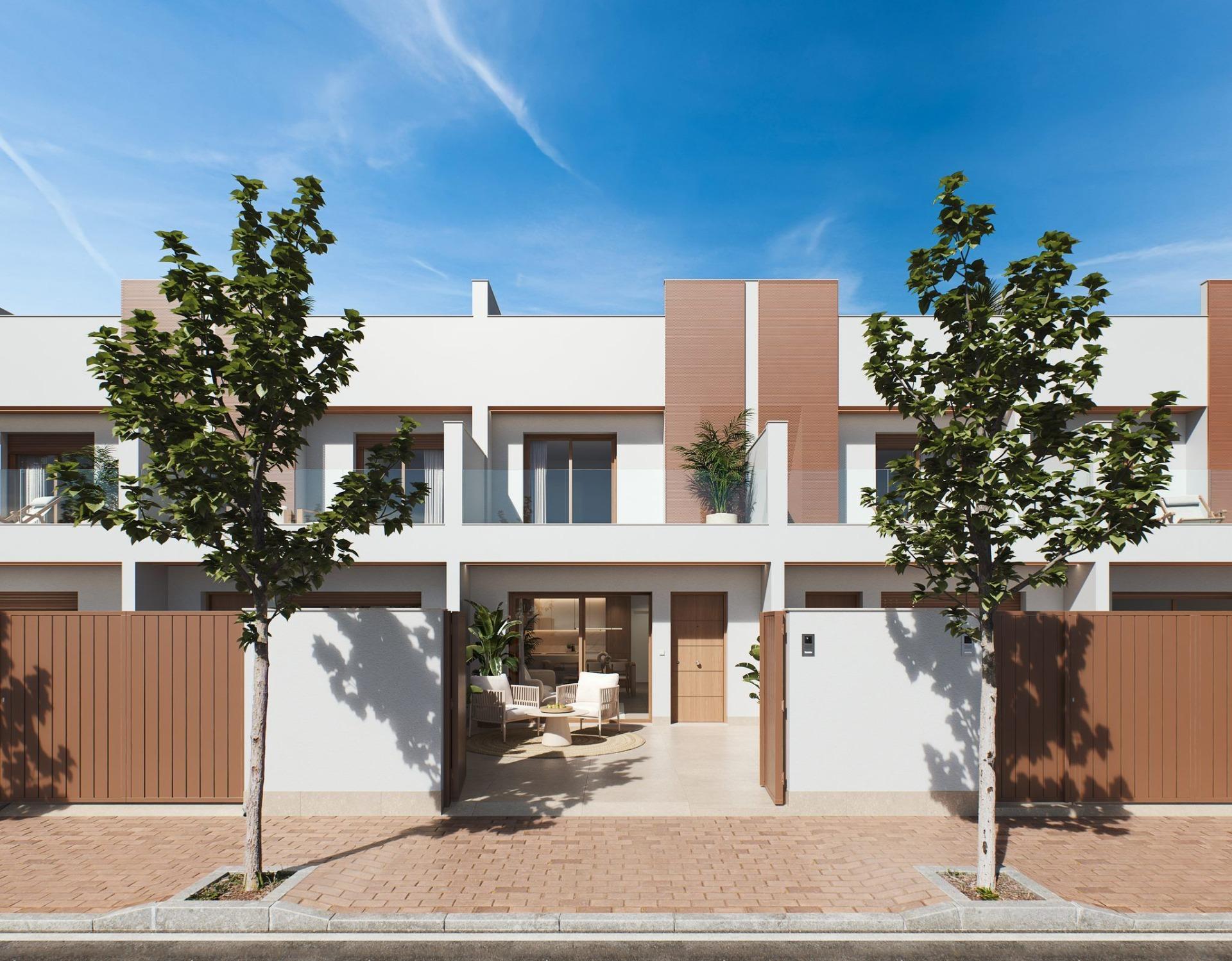 Vivienda de diseño con piscina privada en San Pedro del Pinatar — 3 dorm.