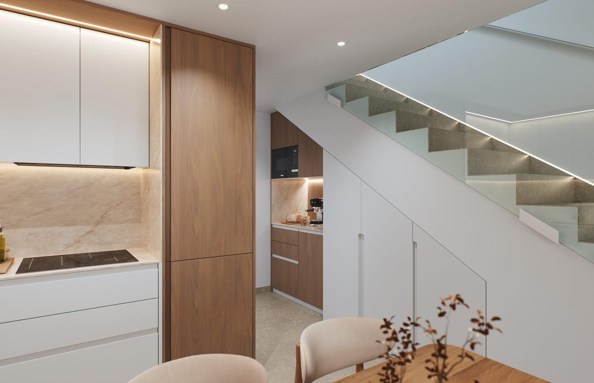 Vivienda de diseño con piscina privada en San Pedro del Pinatar — 3 dorm.