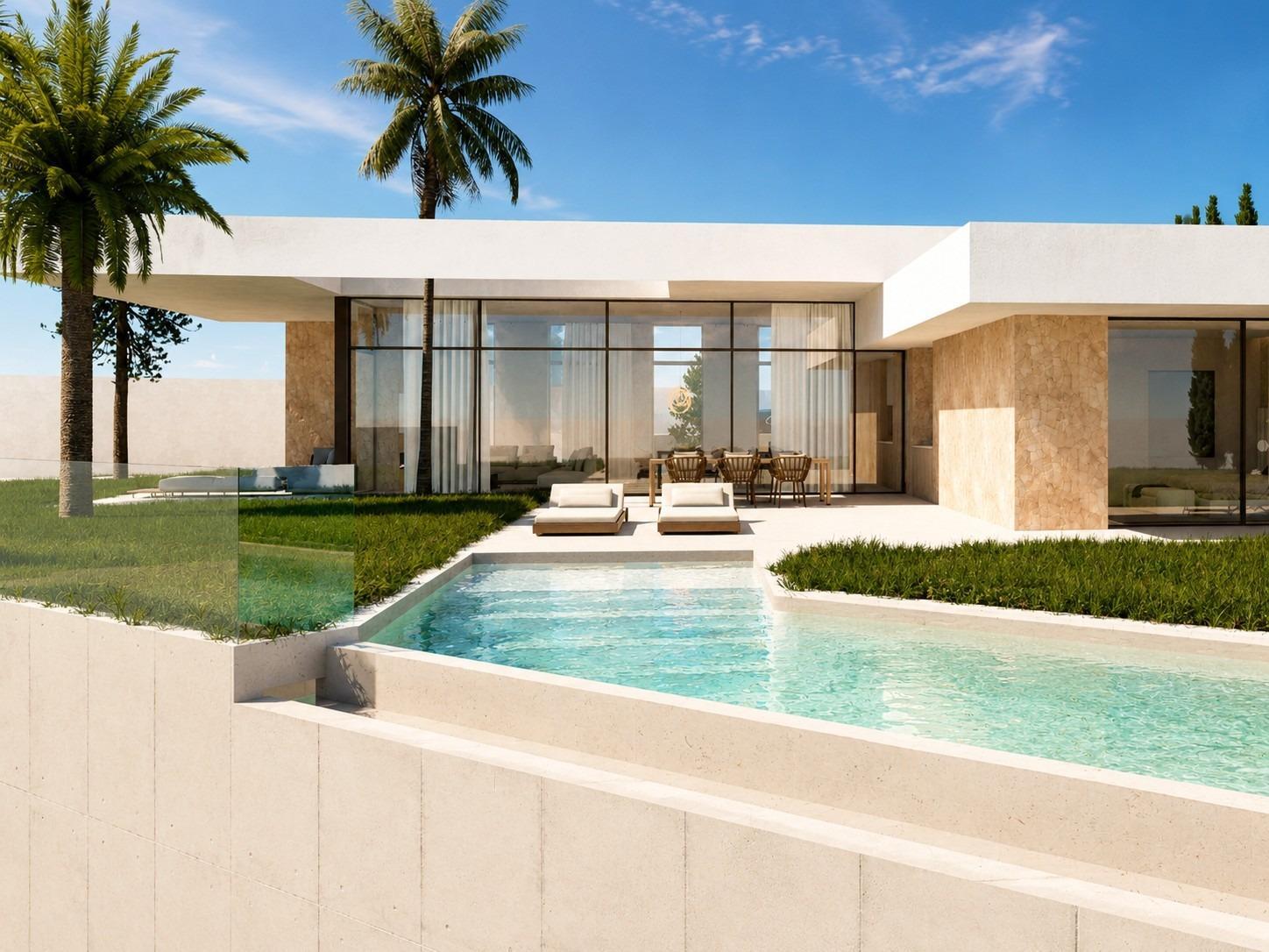 Villa de lujo junto a La Marquesa Golf en Rojales — 4 dorm. y piscina