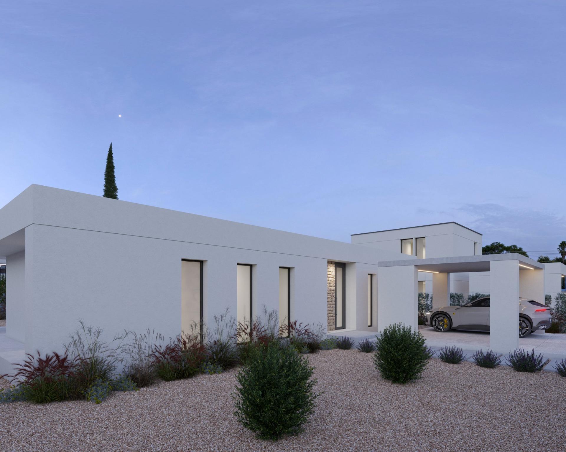 Villa de lujo en 1ª línea de golf en Fuente Álamo — 3 dorm. y piscina privada