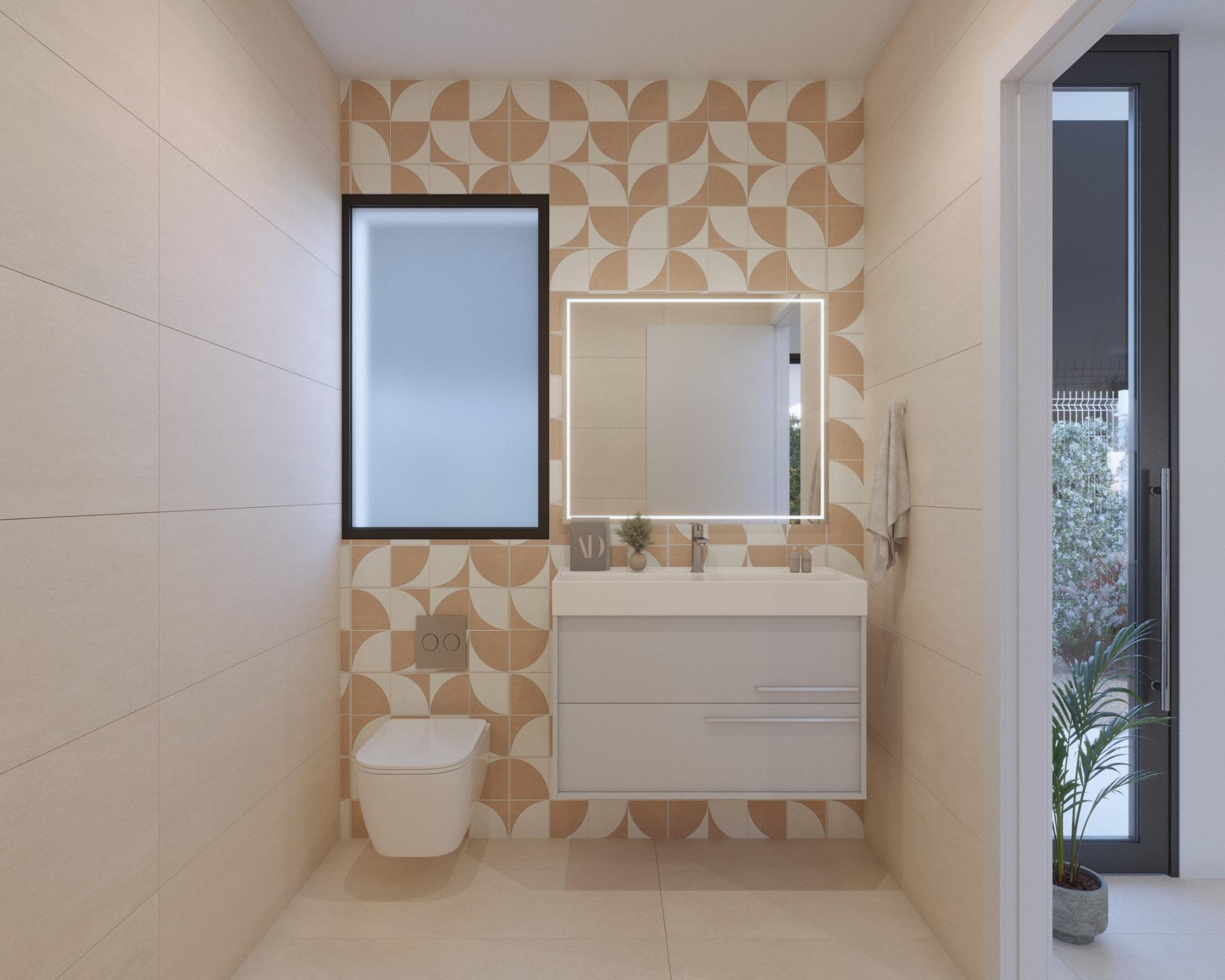 Villa de lujo en Hacienda del Álamo: 3 dorm, piscina y primera línea de golf