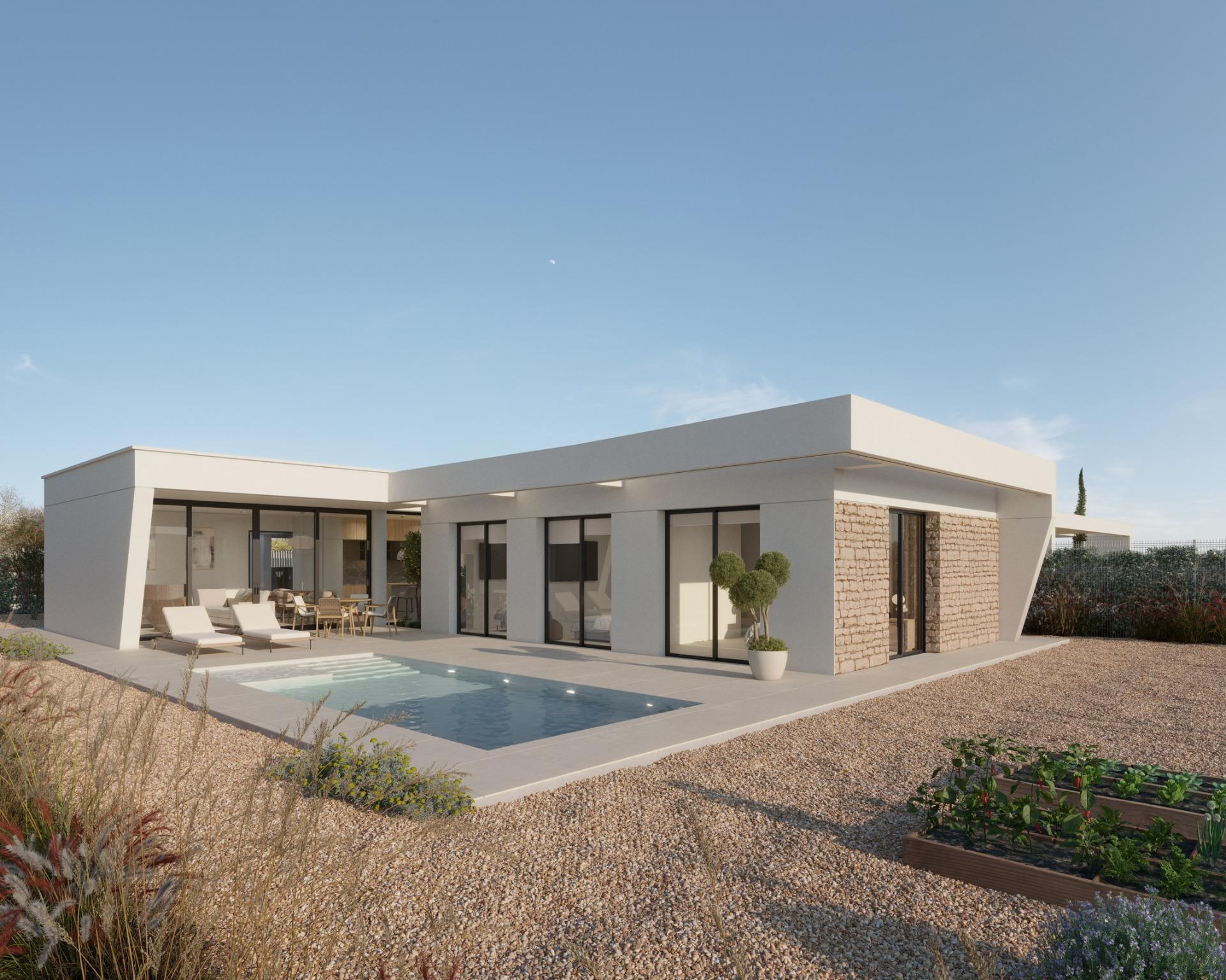 Villa de lujo en Hacienda del Álamo: 3 dorm, piscina y primera línea de golf