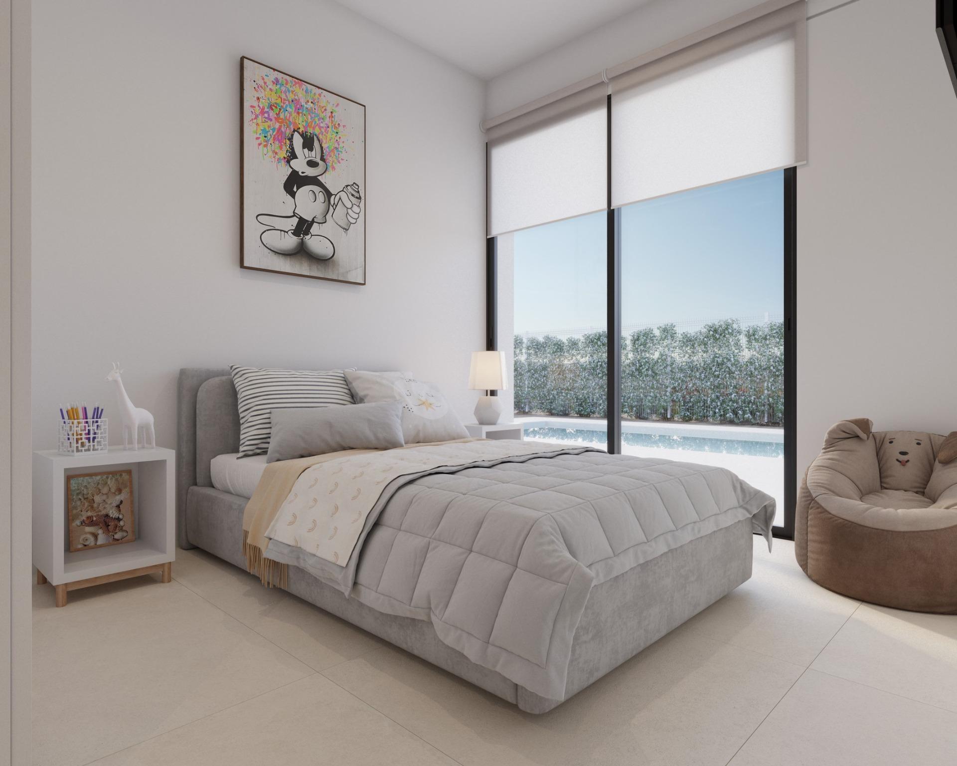 Villa de lujo en Hacienda del Álamo: 3 dorm, piscina y primera línea de golf