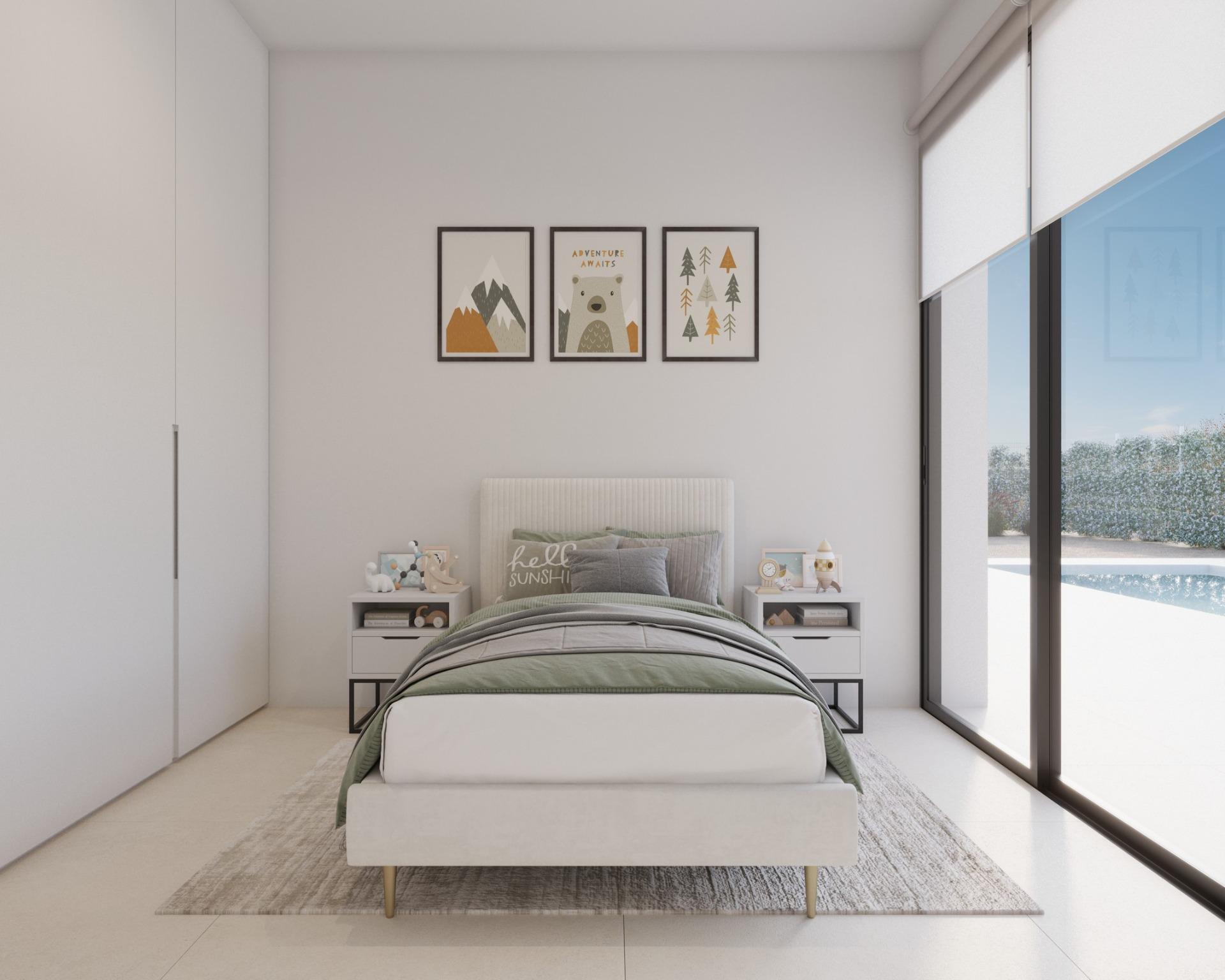 Villa de lujo en Hacienda del Álamo: 3 dorm, piscina y primera línea de golf