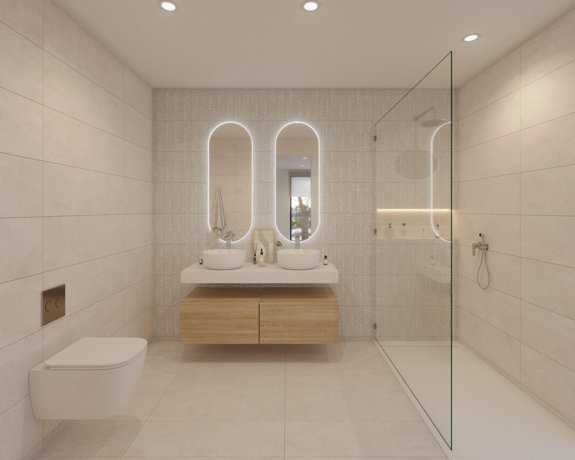 Villa de lujo en 1ª línea de golf en Fuente Álamo — 3 dorm. y piscina privada