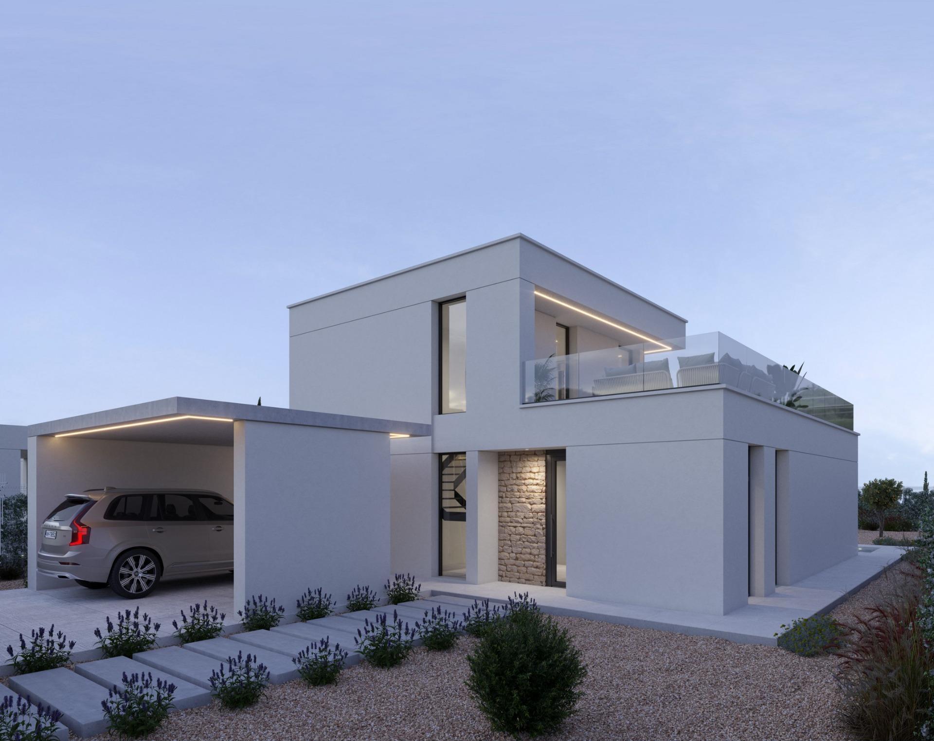 Villa de lujo en 1ª línea de golf en Fuente Álamo — 3 dorm. y piscina privada
