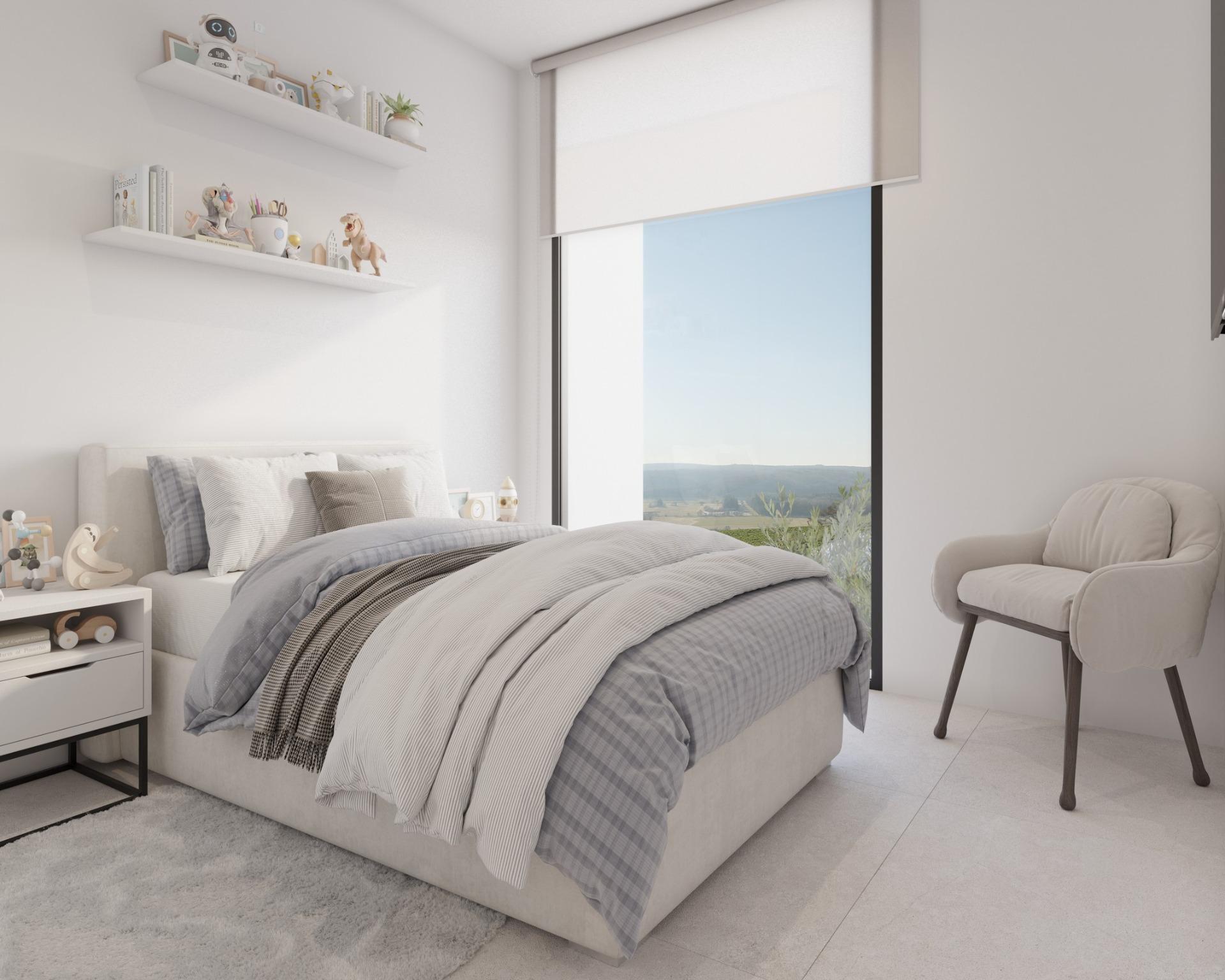 Villa de lujo en 1ª línea de golf en Fuente Álamo — 3 dorm. y piscina privada