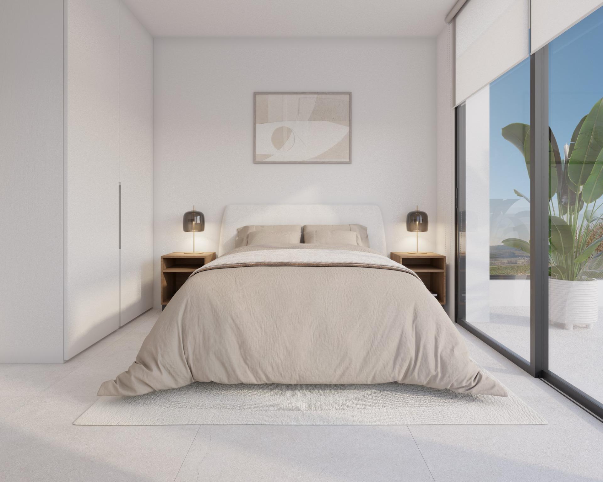 Villa de lujo en 1ª línea de golf en Fuente Álamo — 3 dorm. y piscina privada