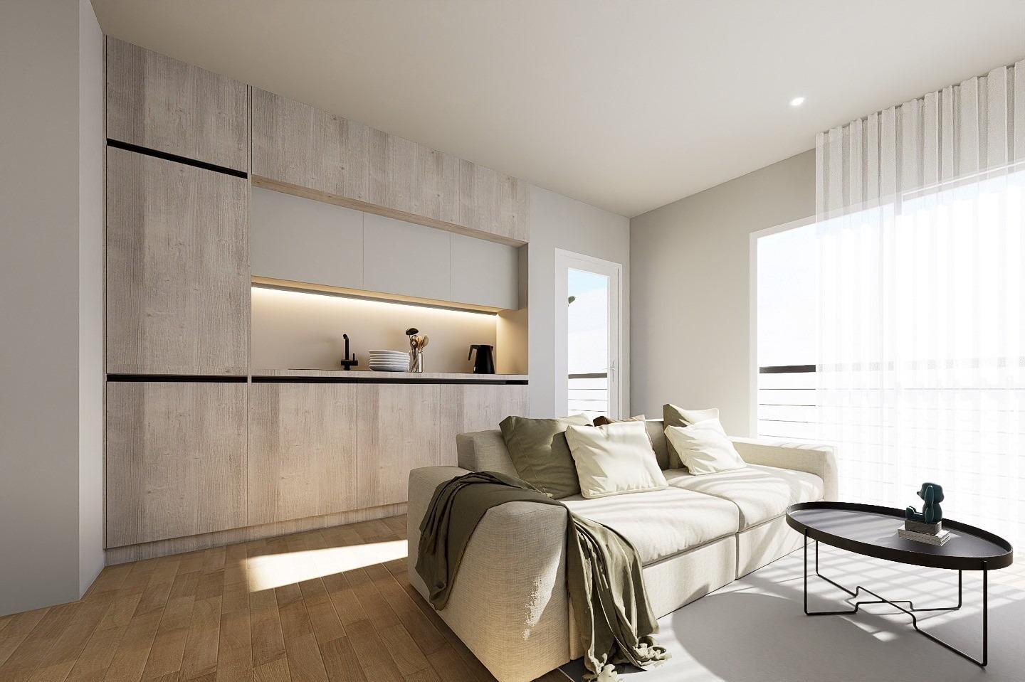 Apartamento de obra nueva en el centro de Torrevieja — 800m de Playa del Cura