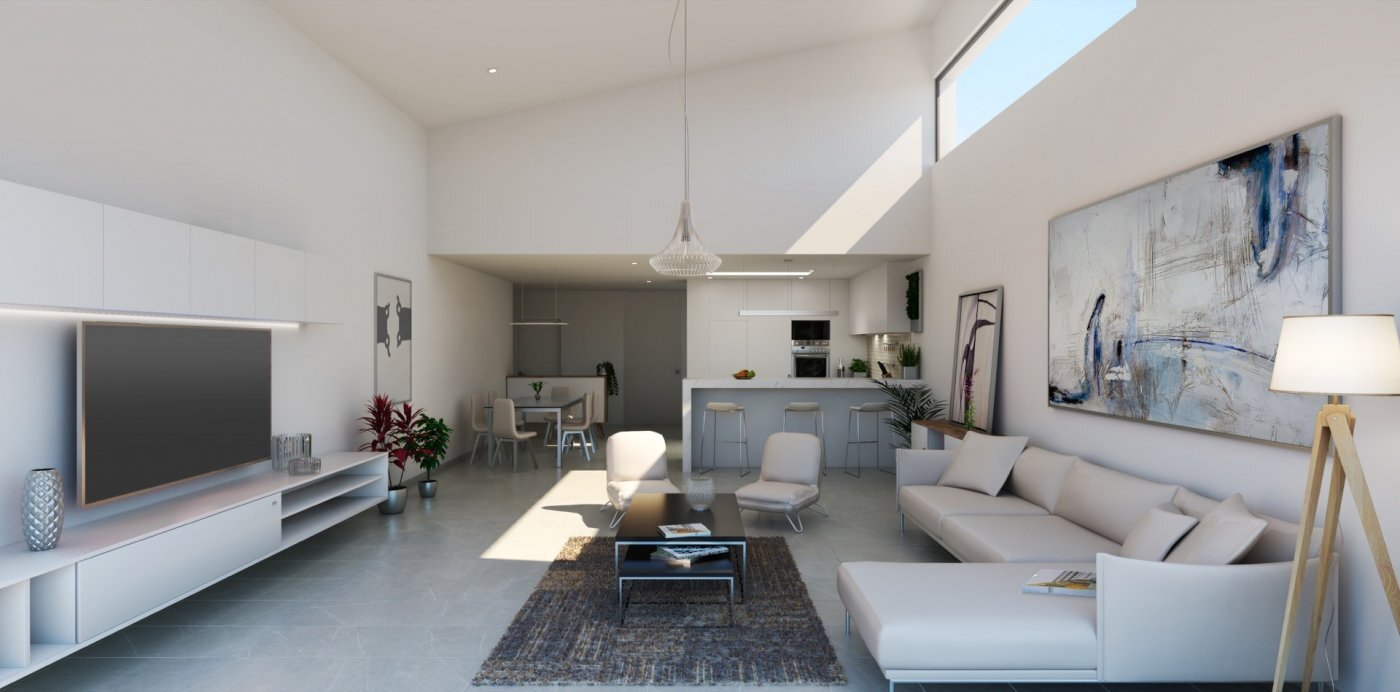 Villa de obra nueva en Altaona Golf con parcela de 1.000 m² y 4 dormitorios