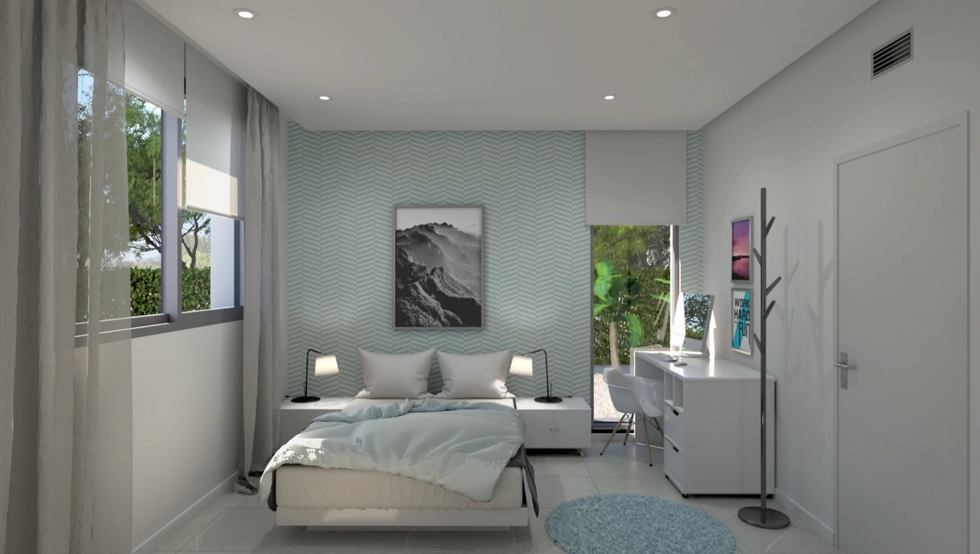 Villa de obra nueva en Altaona Golf con parcela de 1.000 m² y 4 dormitorios