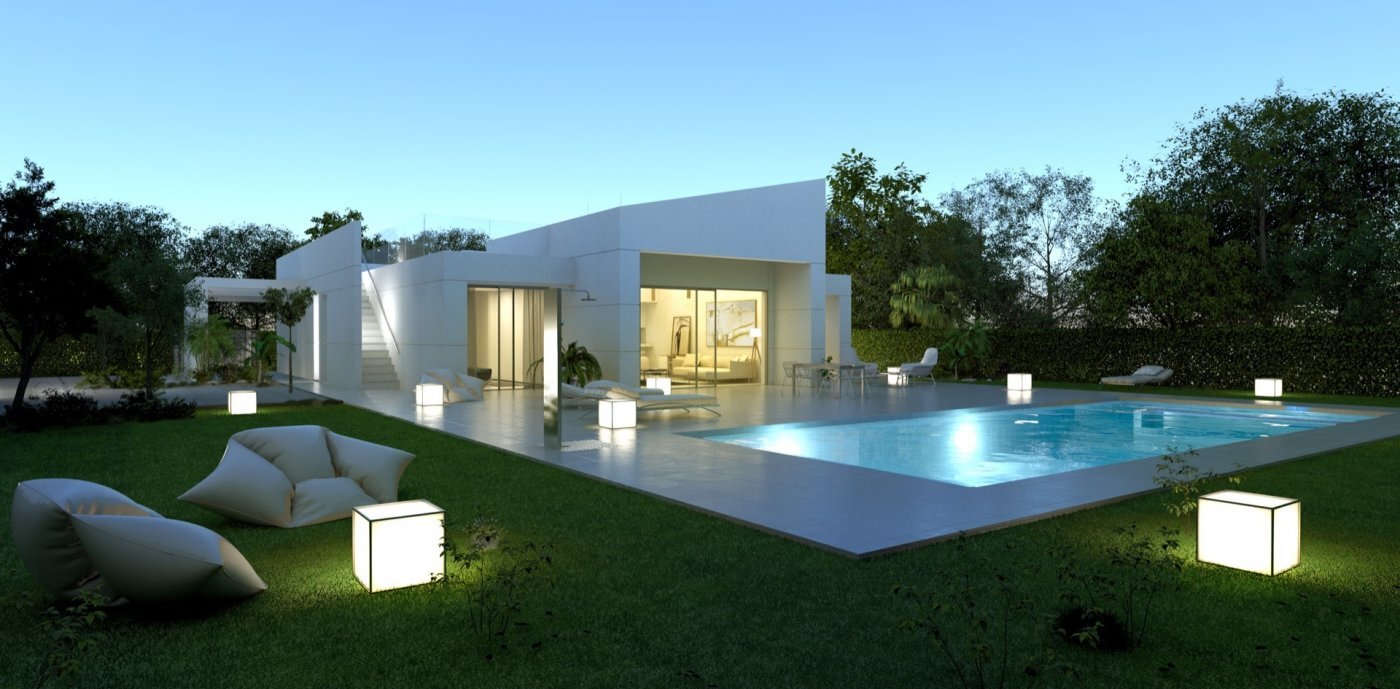 Villa de obra nueva en Altaona Golf con parcela de 1.000 m² y 4 dormitorios