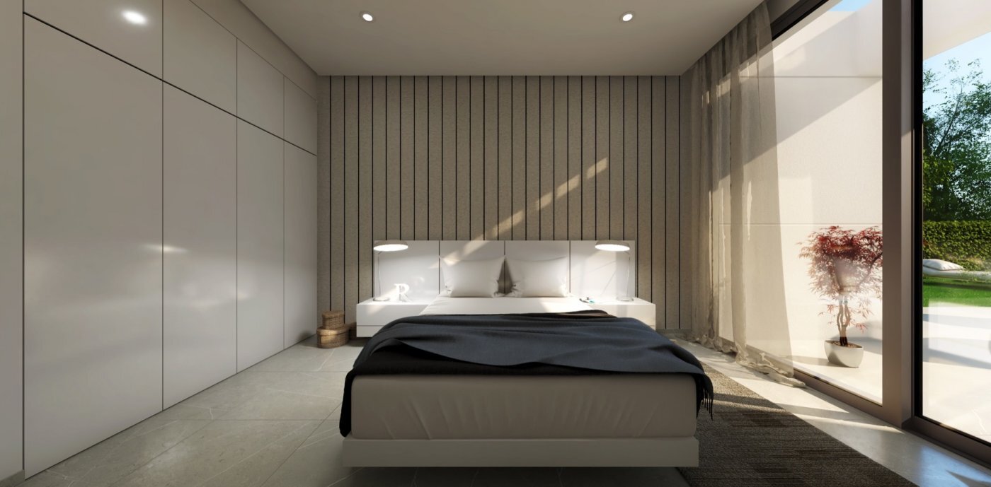 Villa de obra nueva en Altaona Golf con parcela de 1.000 m² y 4 dormitorios