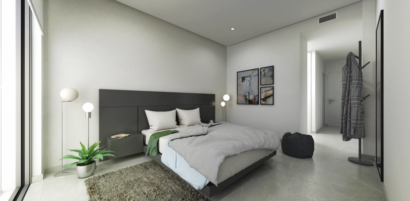 Villa de obra nueva en Altaona Golf con parcela de 1.000 m² y 4 dormitorios
