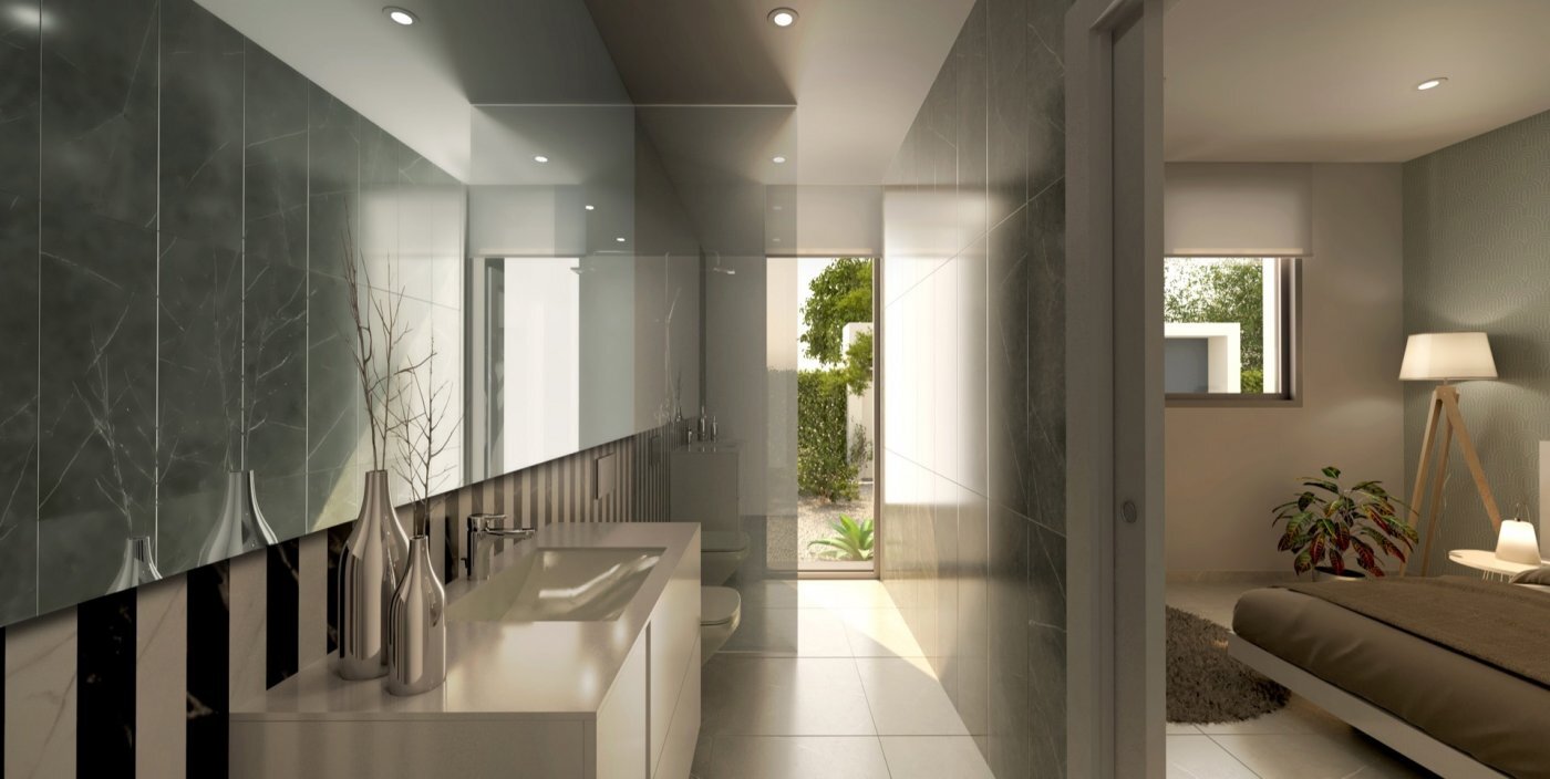 Villa de obra nueva en Altaona Golf con parcela de 1.000 m² y 4 dormitorios