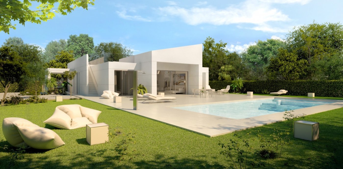 Villa de obra nueva en Altaona Golf con parcela de 1.000 m² y 4 dormitorios