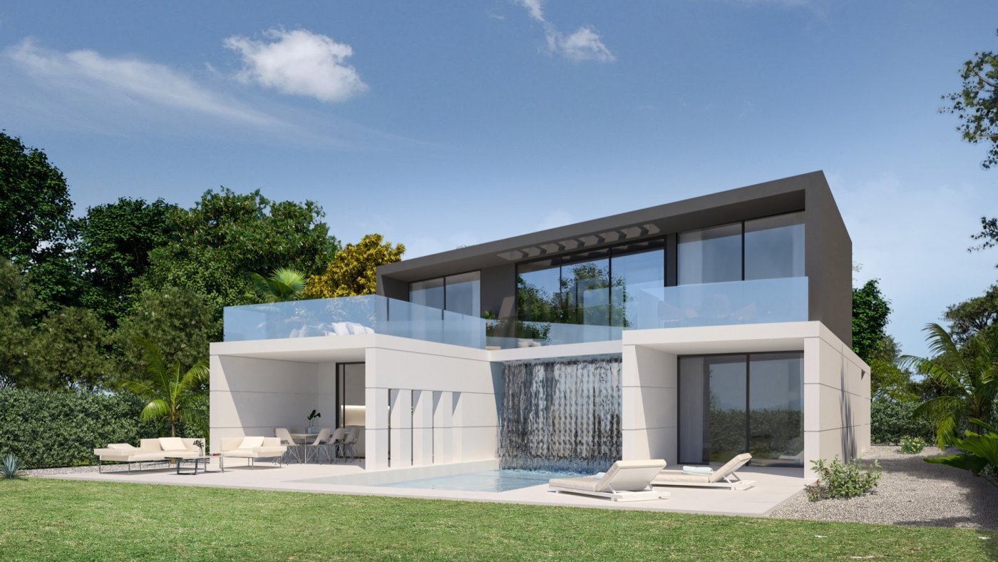 Villa de lujo con piscina privada en Altaona Golf Resort — 4 dorm. y 1000m² parcela