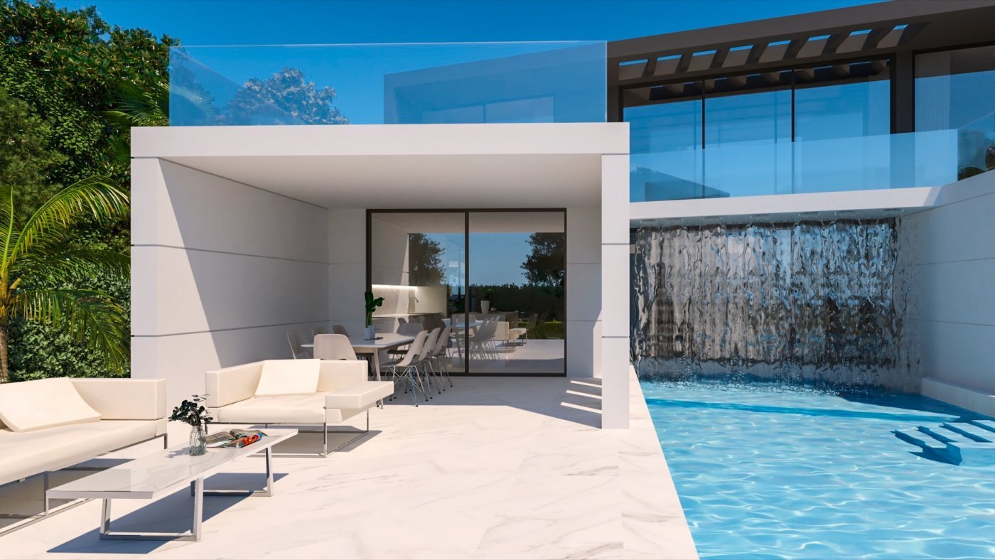 Villa de lujo con piscina privada en Altaona Golf Resort — 4 dorm. y 1000m² parcela