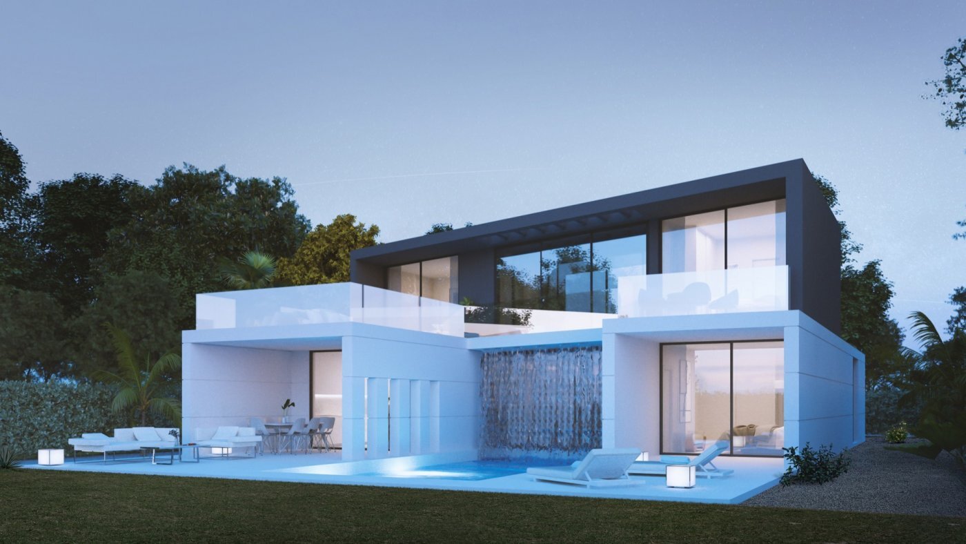 Villa de lujo con piscina privada en Altaona Golf Resort — 4 dorm. y 1000m² parcela