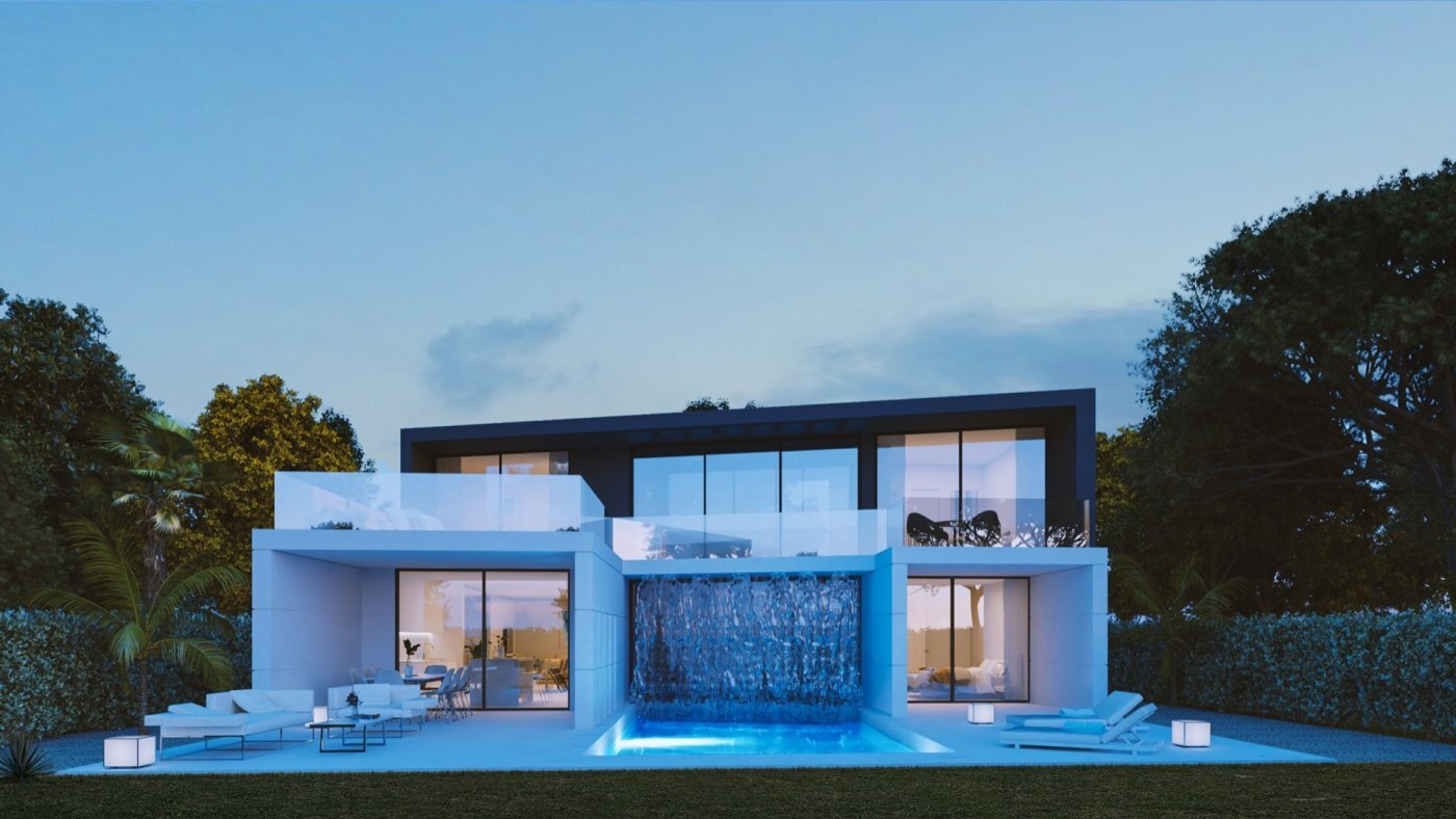 Villa de lujo con piscina privada en Altaona Golf Resort — 4 dorm. y 1000m² parcela